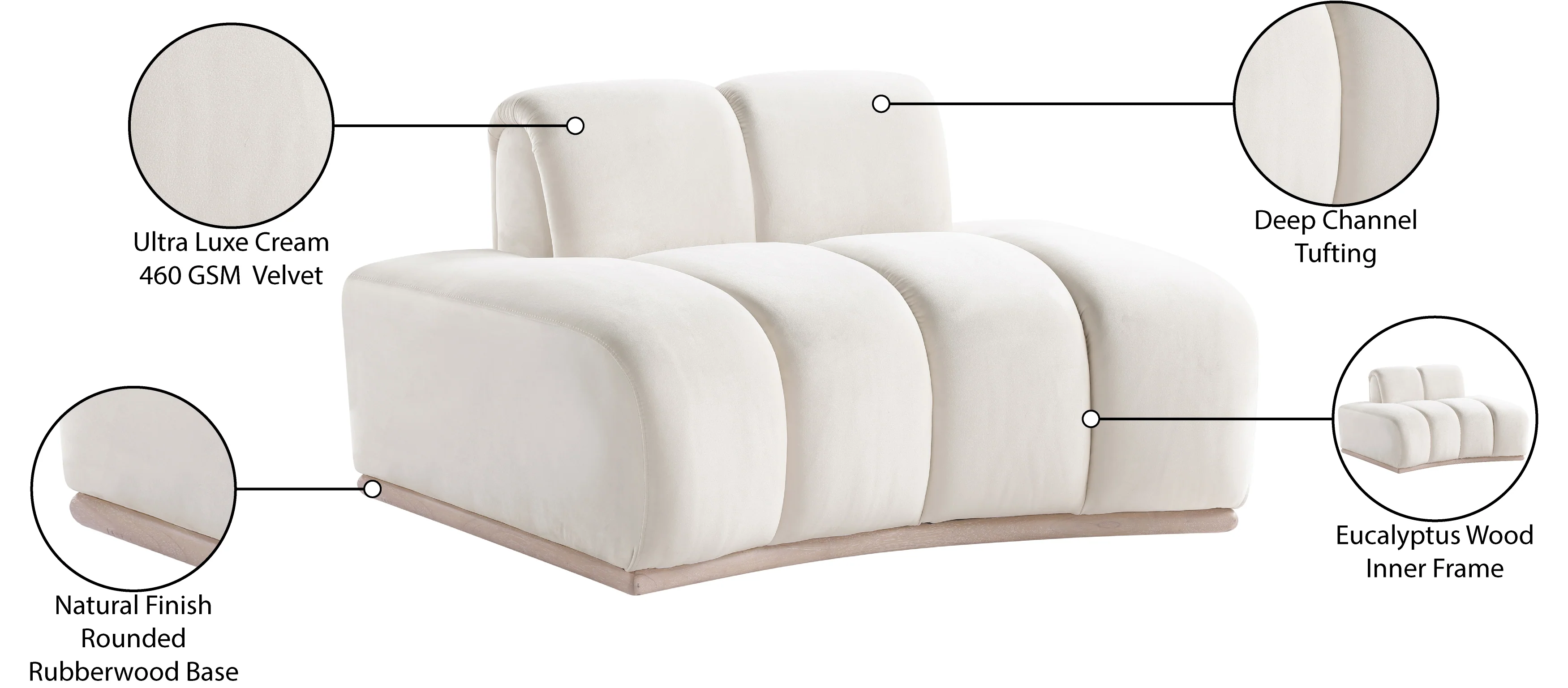 Jace Velvet Upholstered Accent Chair - Image 18