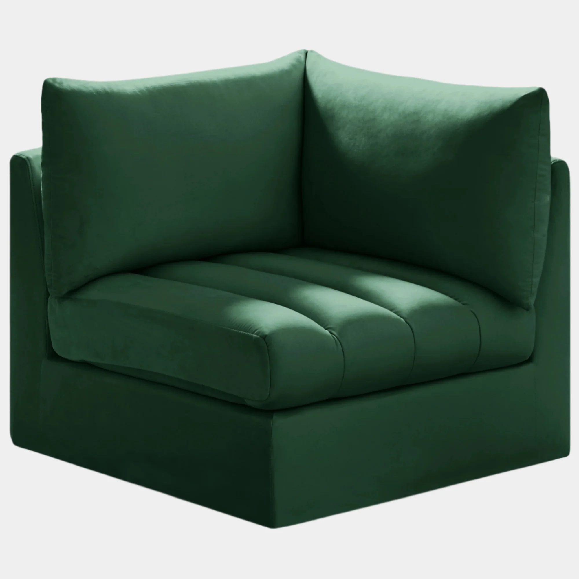 Jacob Velvet Upholstered Corner Modular Chair - Image 41