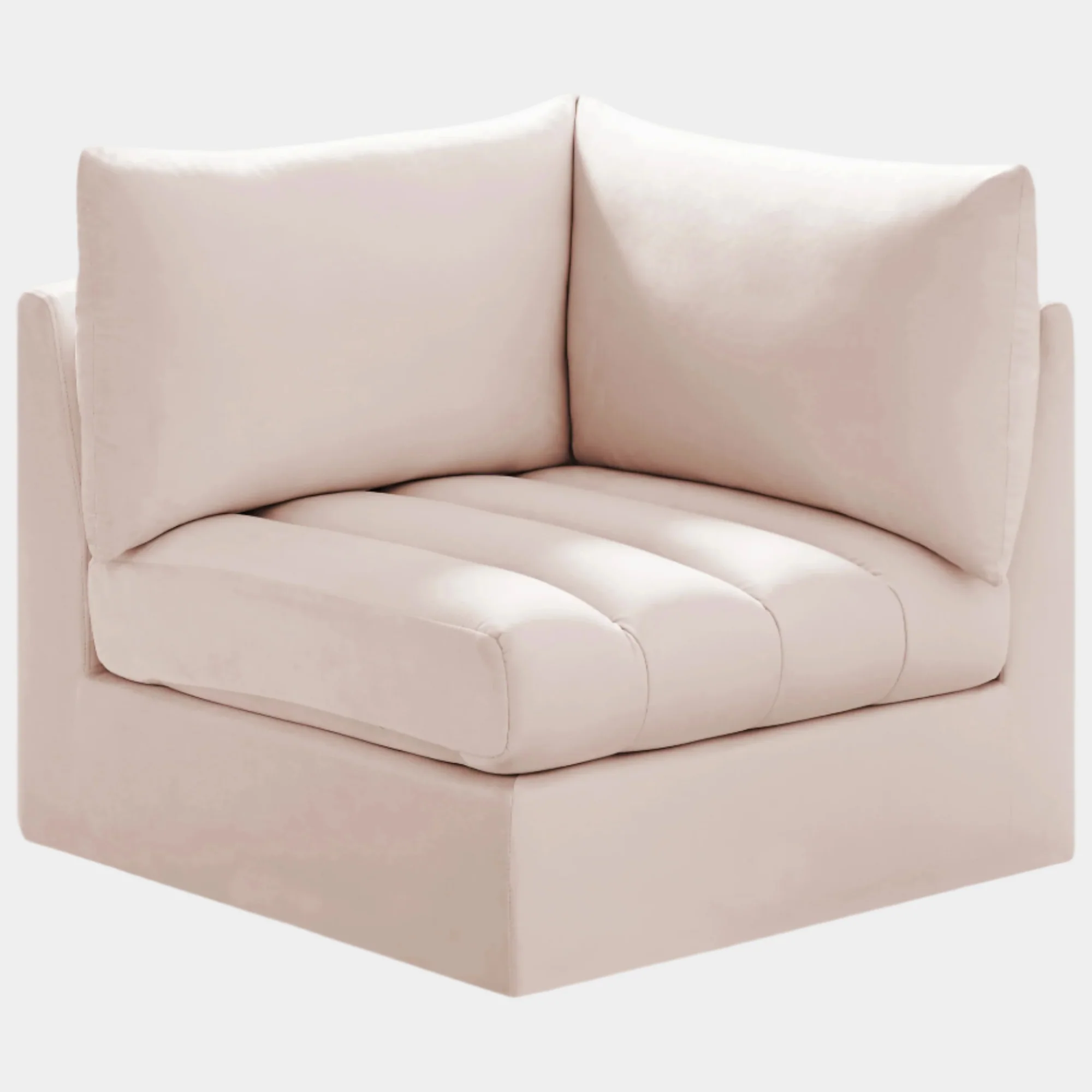 Jacob Velvet Upholstered Corner Modular Chair - Image 51