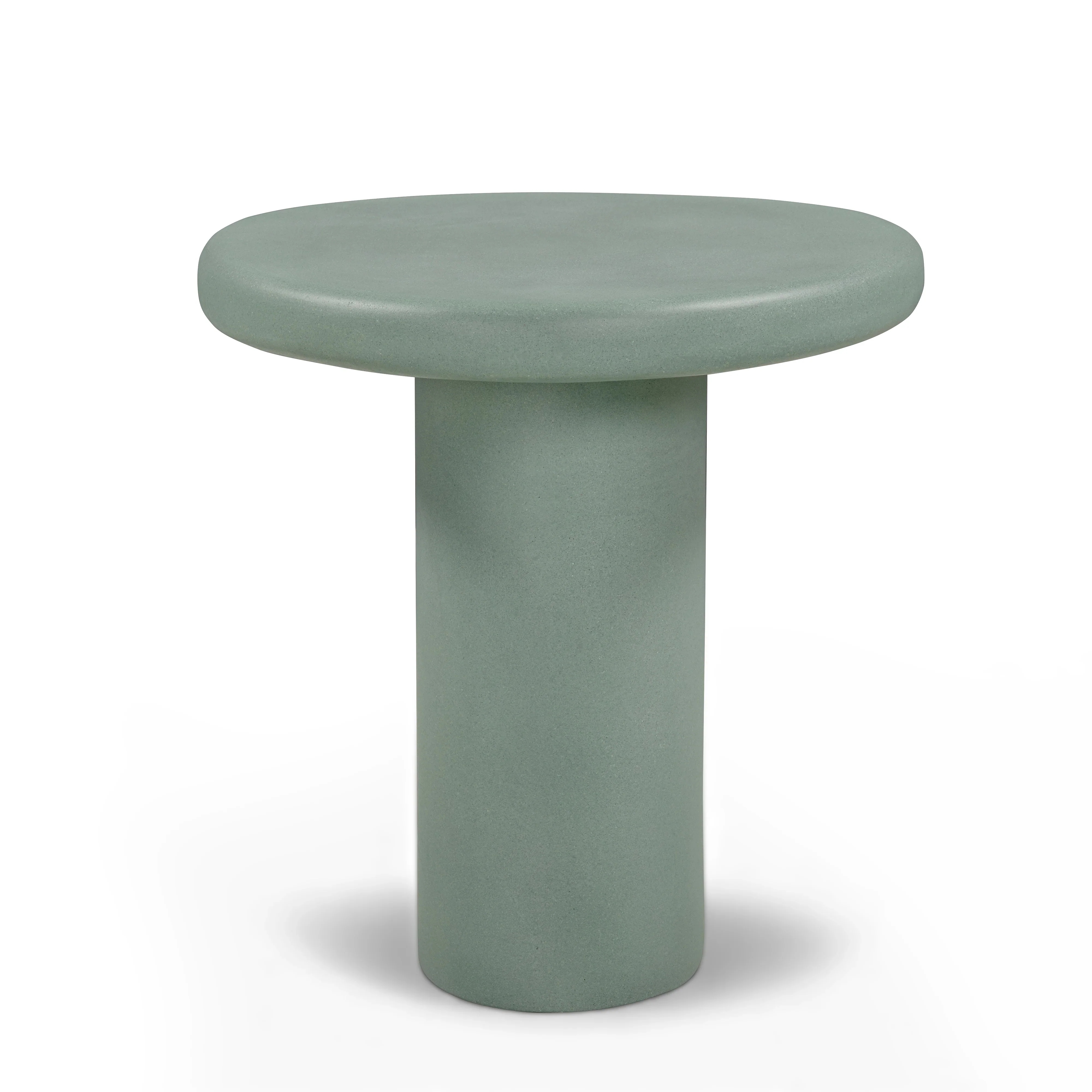 Jade Concrete Indoor/Outdoor Side Table - Image 4