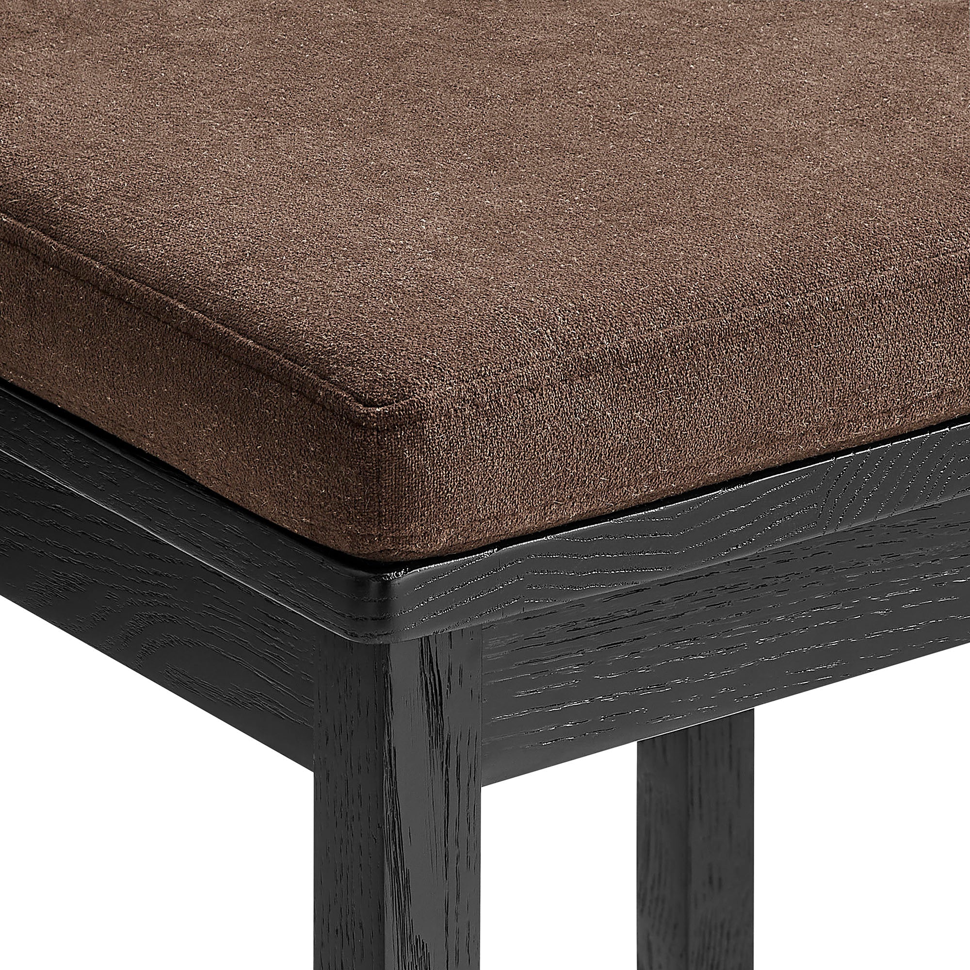 Jax Oak Wood Dining Chair With Wavy Razor Back and Cushion - Image 17