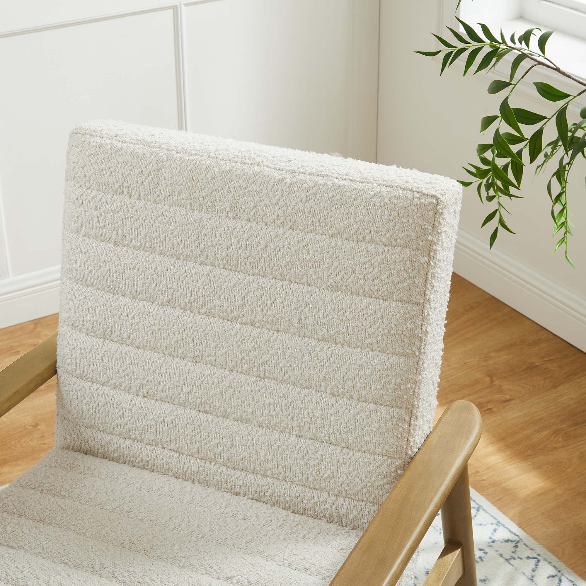 Jensen Boucle Fabric Accent Chair - Image 9