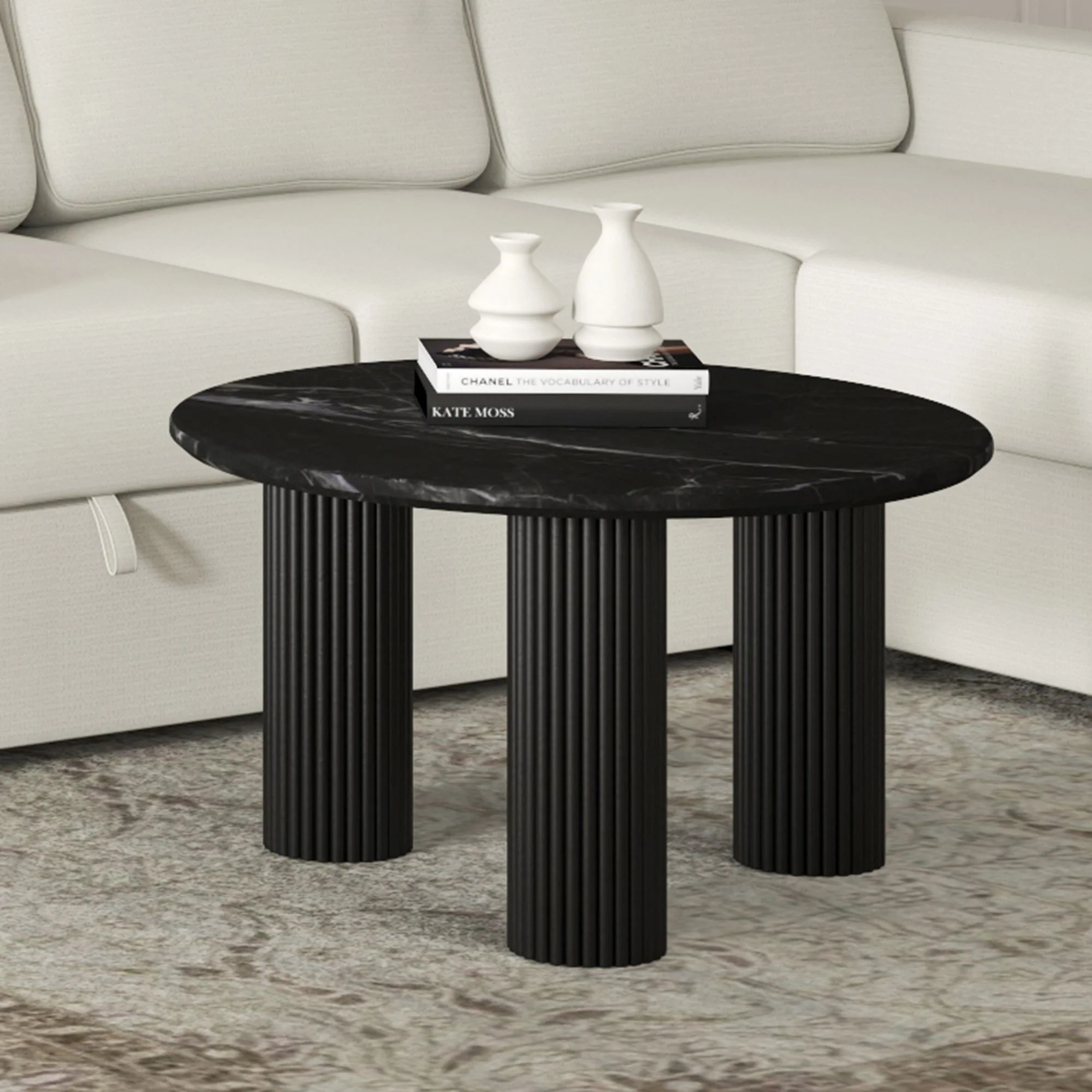 Jilsa Coffee Table in Black - Image 2