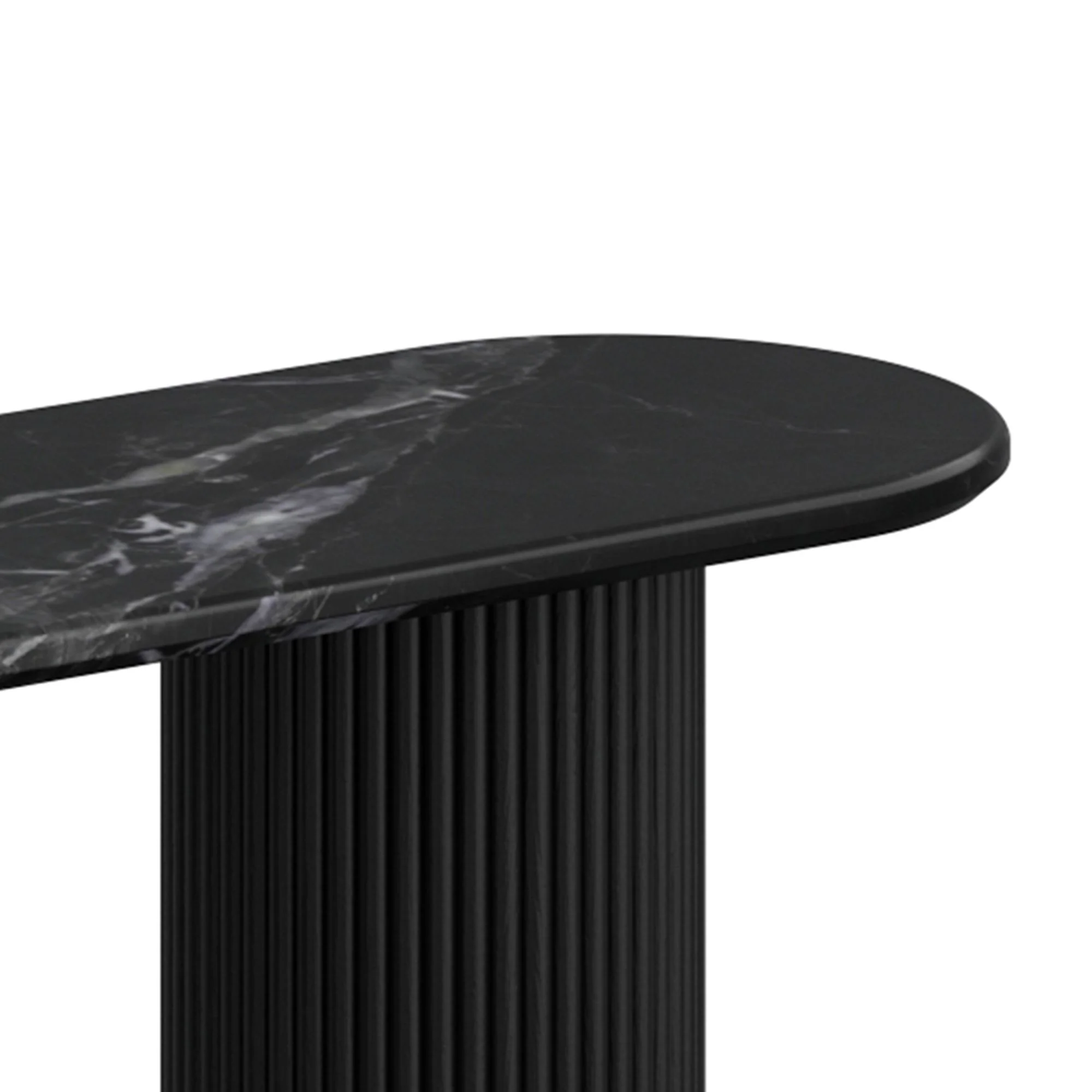 Jilsa Console Table in Black - Image 5