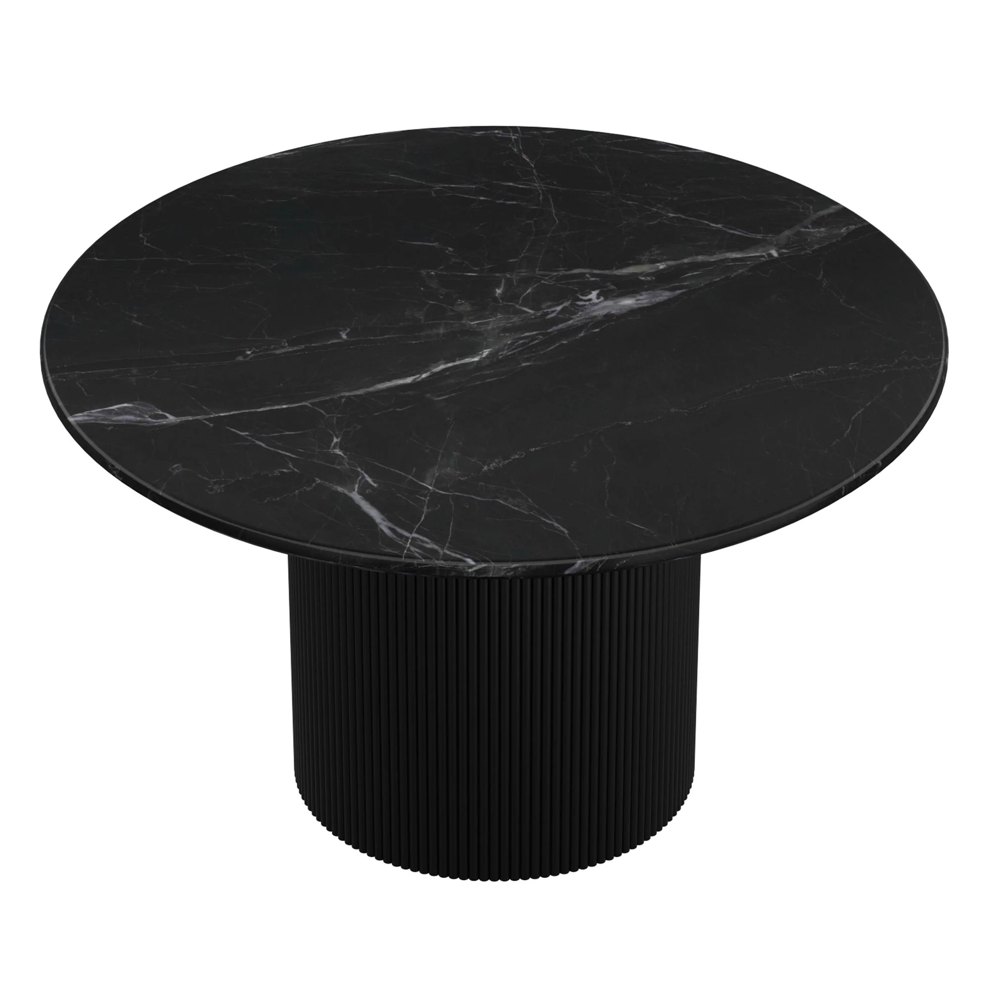 Jilsa/Kazan 5pc Dining Set - Black Table with Ivory & Black Chair - Image 4