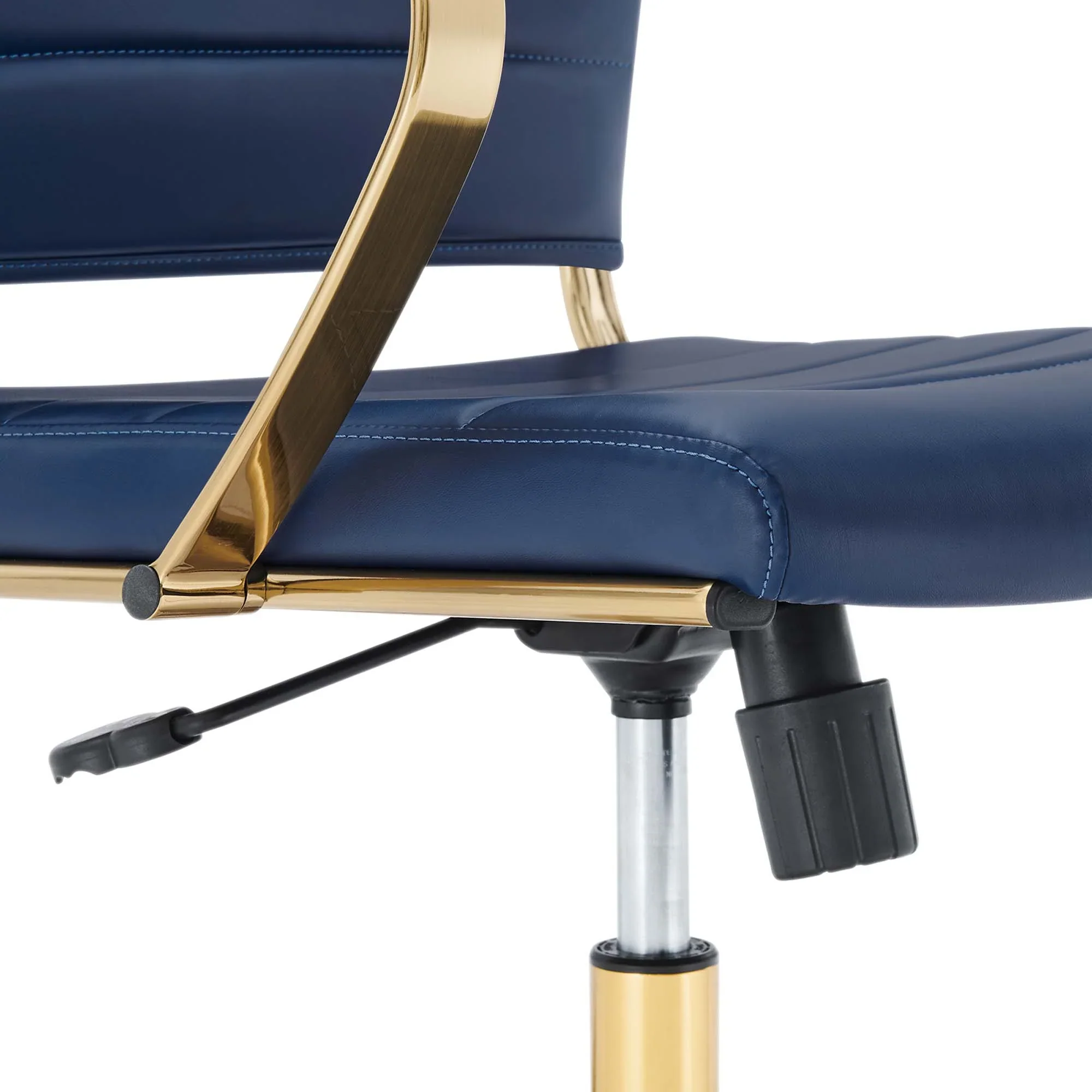 Jive Gold Stainless Steel Midback Office Chair - Image 6