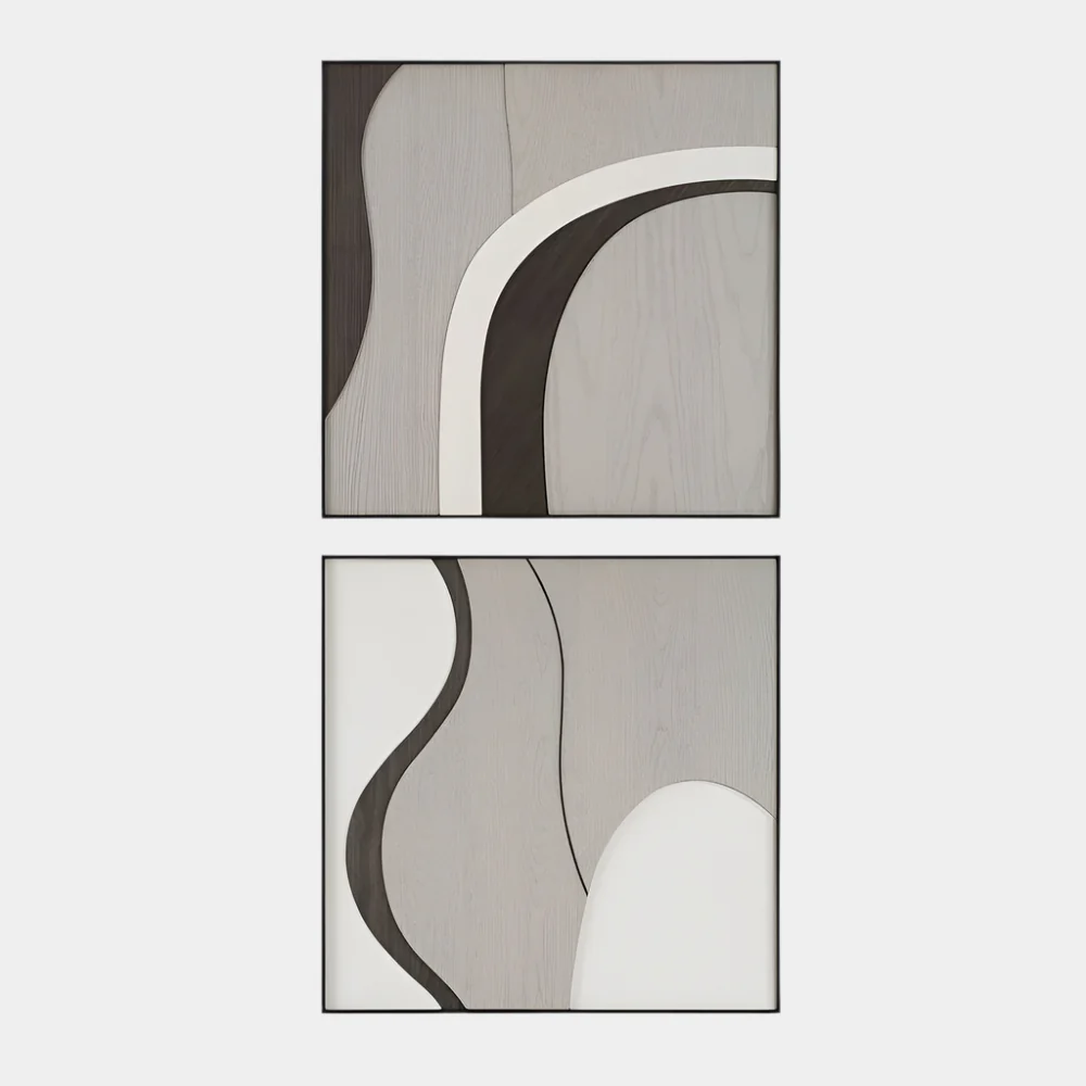 Joel Wood Wall Decor, S/2
