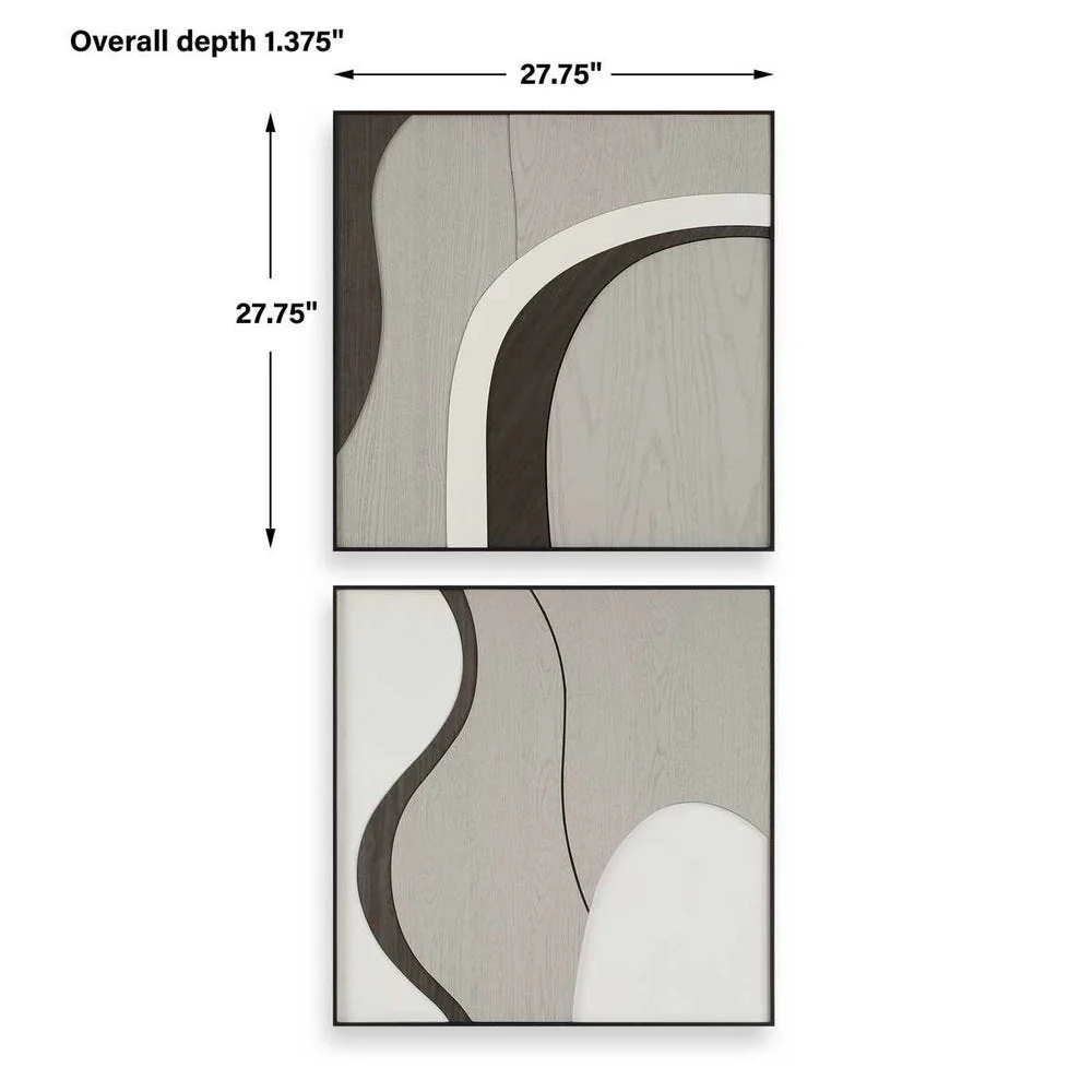 Joel Wood Wall Decor, S/2 - Image 7