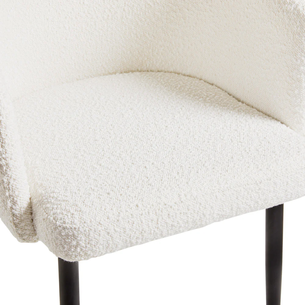 Jordan Dining Chair Boucle Fabric - Image 8
