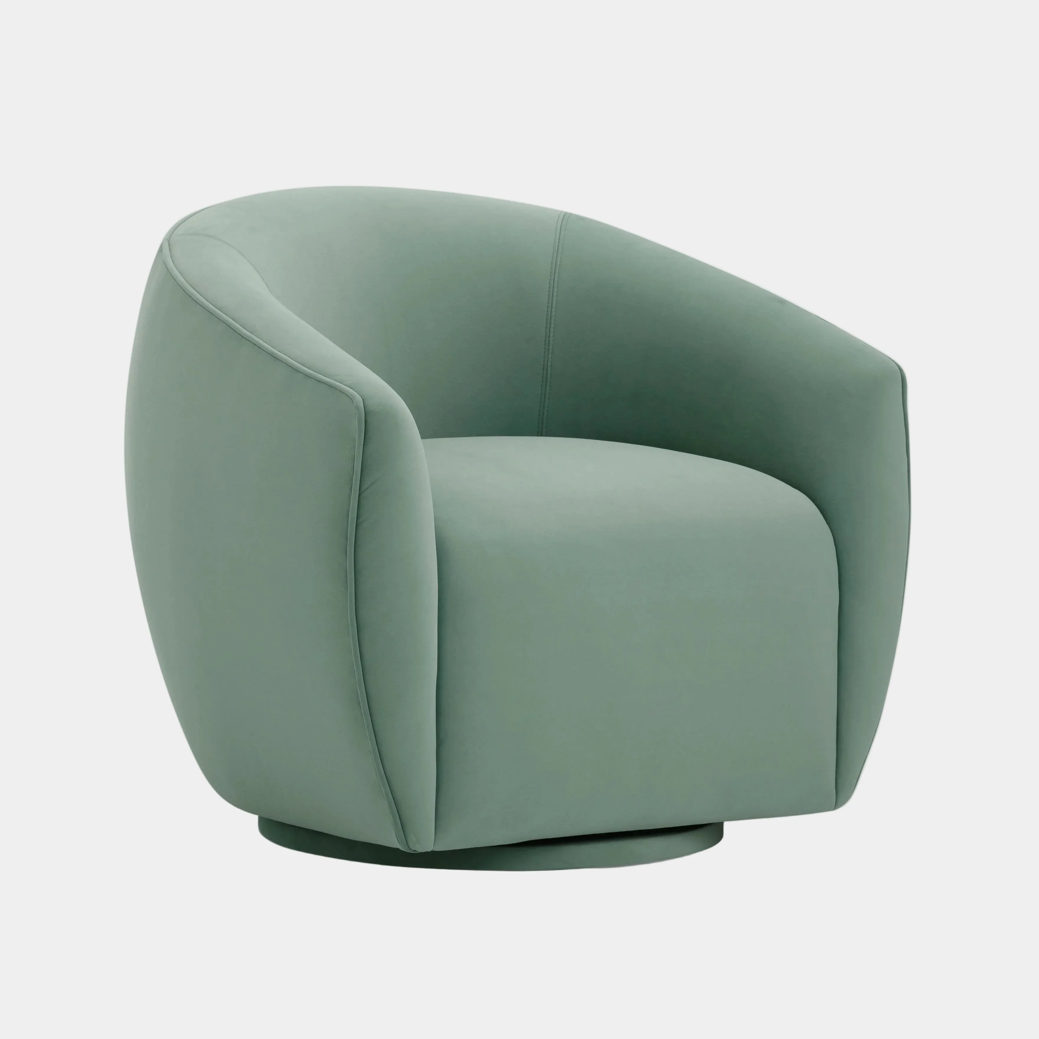 Jordan Performance Velvet Swivel Accent Chair - Image 15