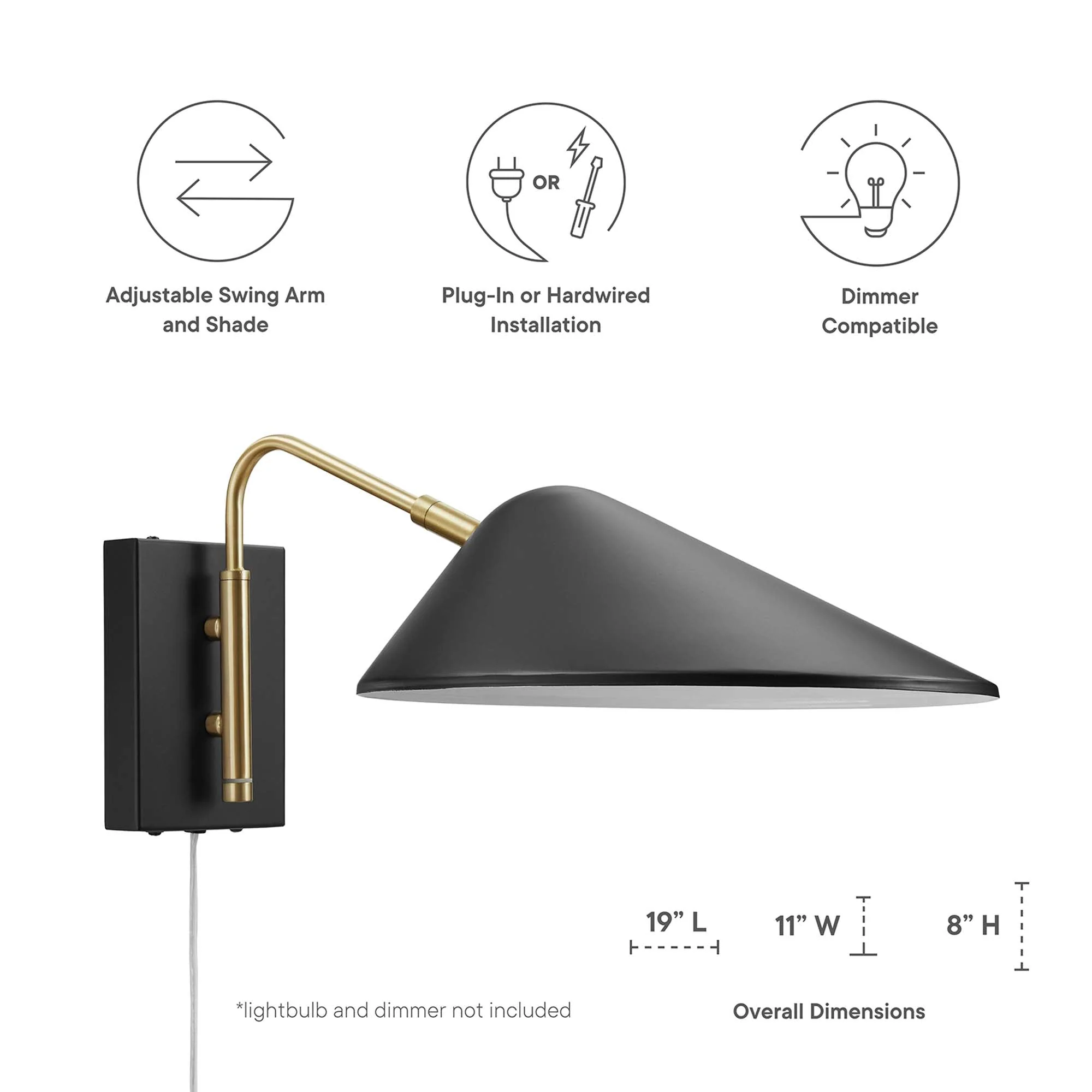 Journey 7" Swing Arm Wall Sconce - Image 8