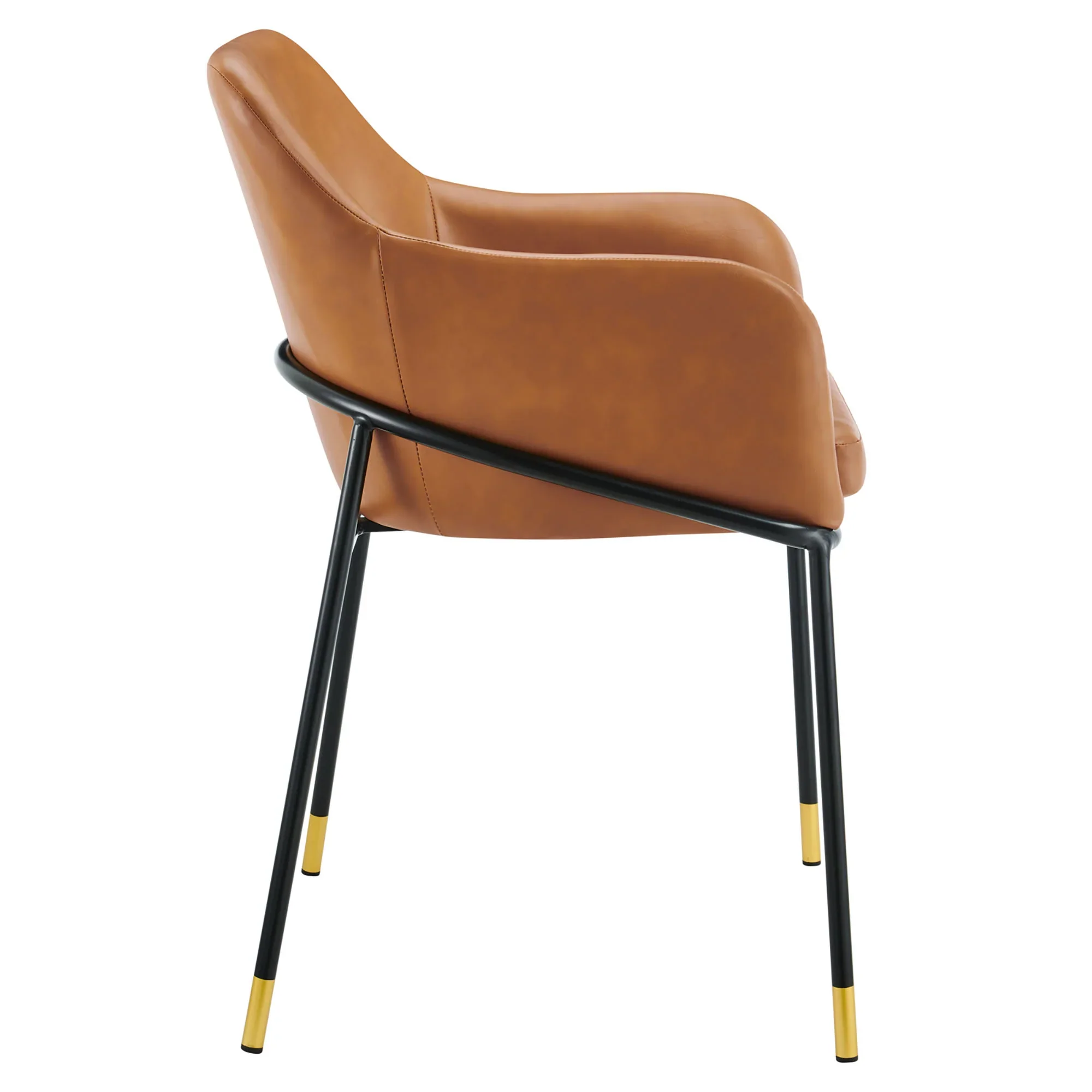 Jovi Vegan Leather Dining Chair Set of 2 - Image 5