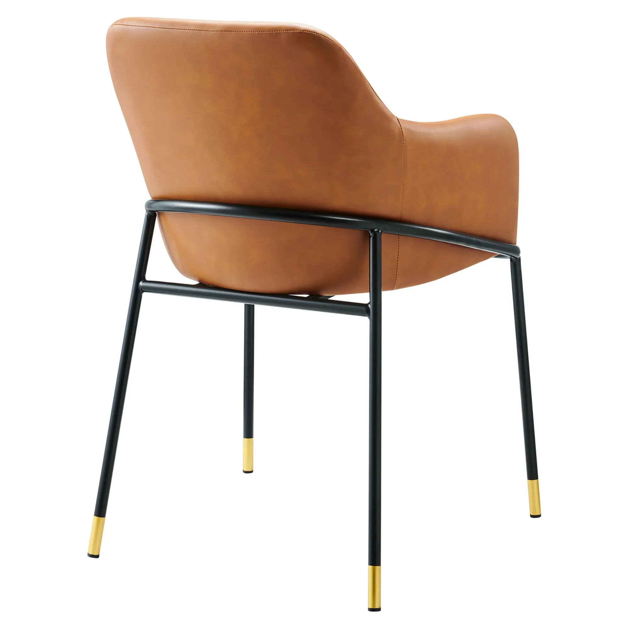 Jovi Vegan Leather Dining Chair Set of 2 - Image 6