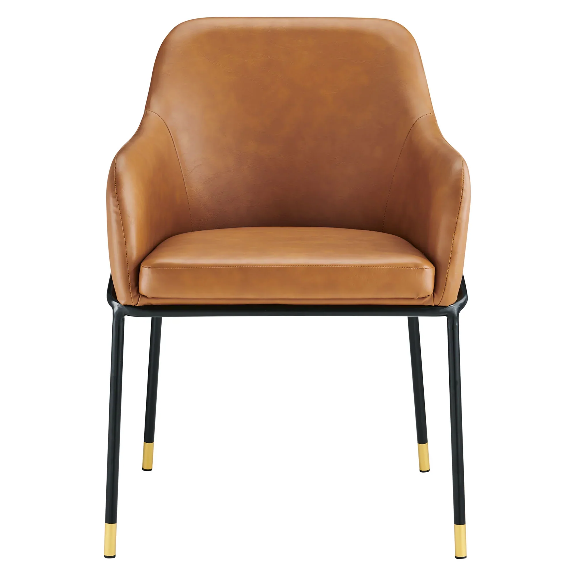 Jovi Vegan Leather Dining Chair Set of 2 - Image 7