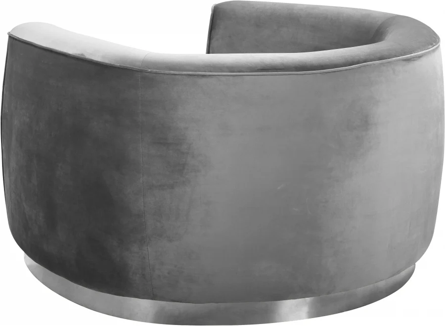 Julian Velvet Upholstered Chair - Image 11