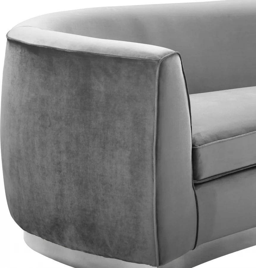 Julian Velvet Upholstered Chair - Image 12