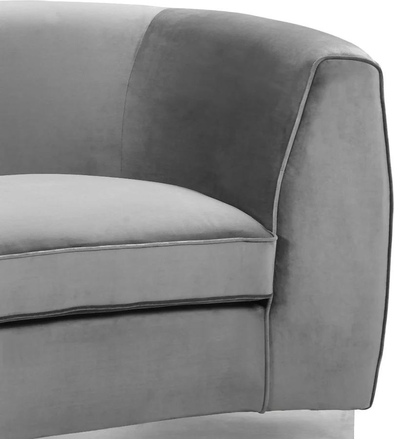 Julian Velvet Upholstered Chair - Image 13