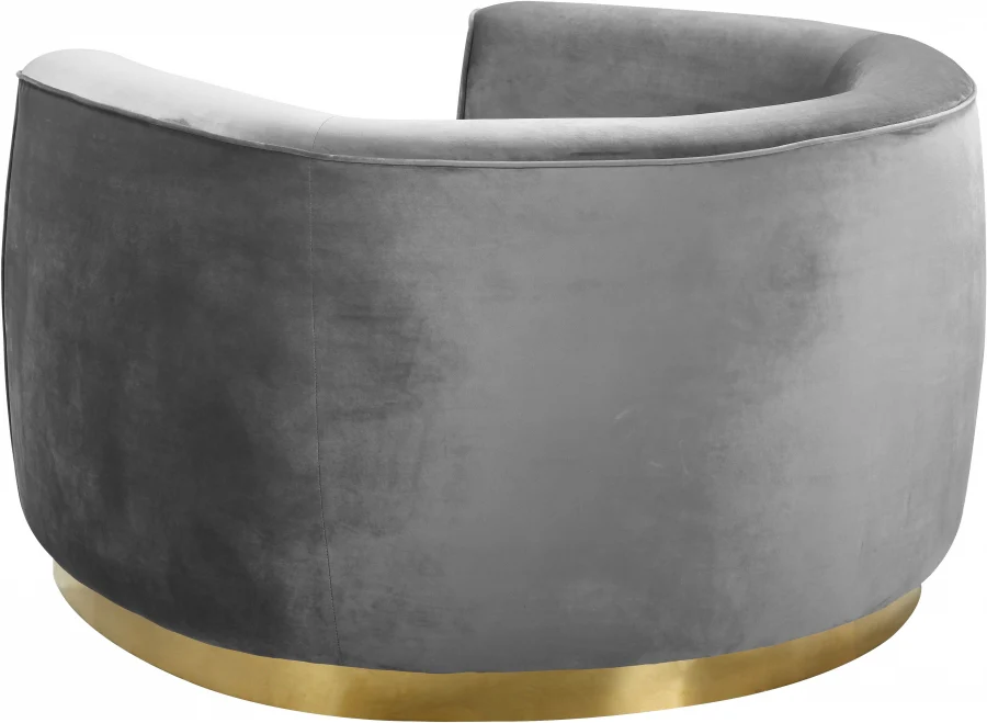 Julian Velvet Upholstered Chair - Image 11