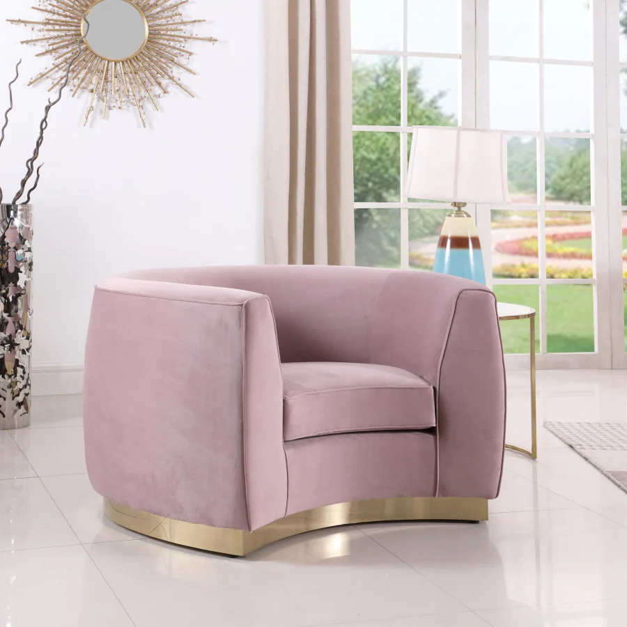 Julian Velvet Upholstered Chair - Image 26