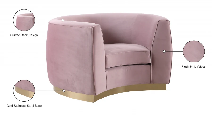 Julian Velvet Upholstered Chair - Image 32
