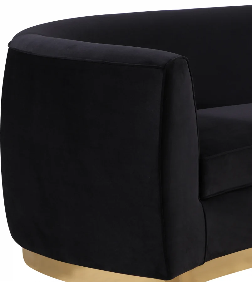 Julian Velvet Upholstered Chair - Image 4
