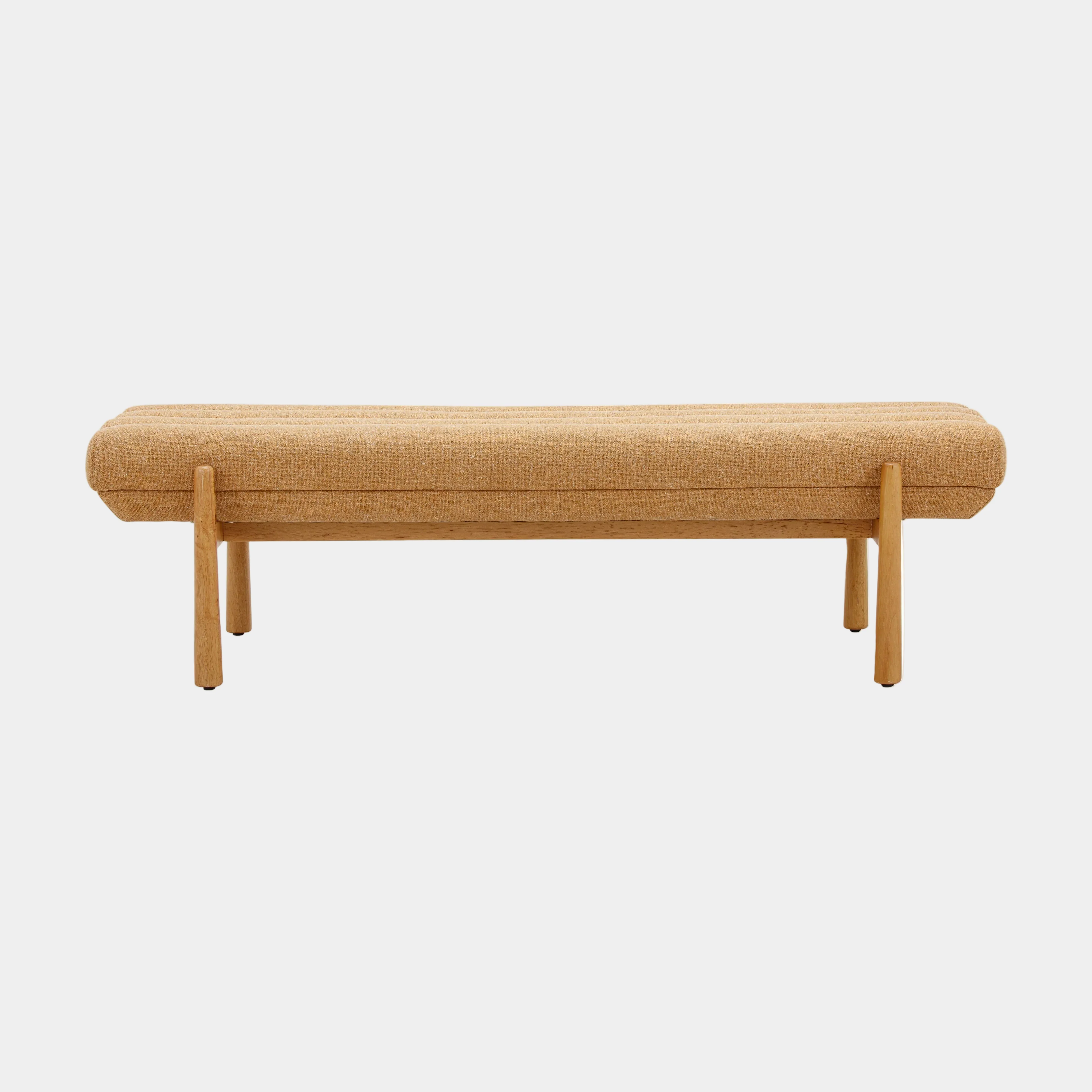 Julianna 56" Textured Performance Fabric Bench