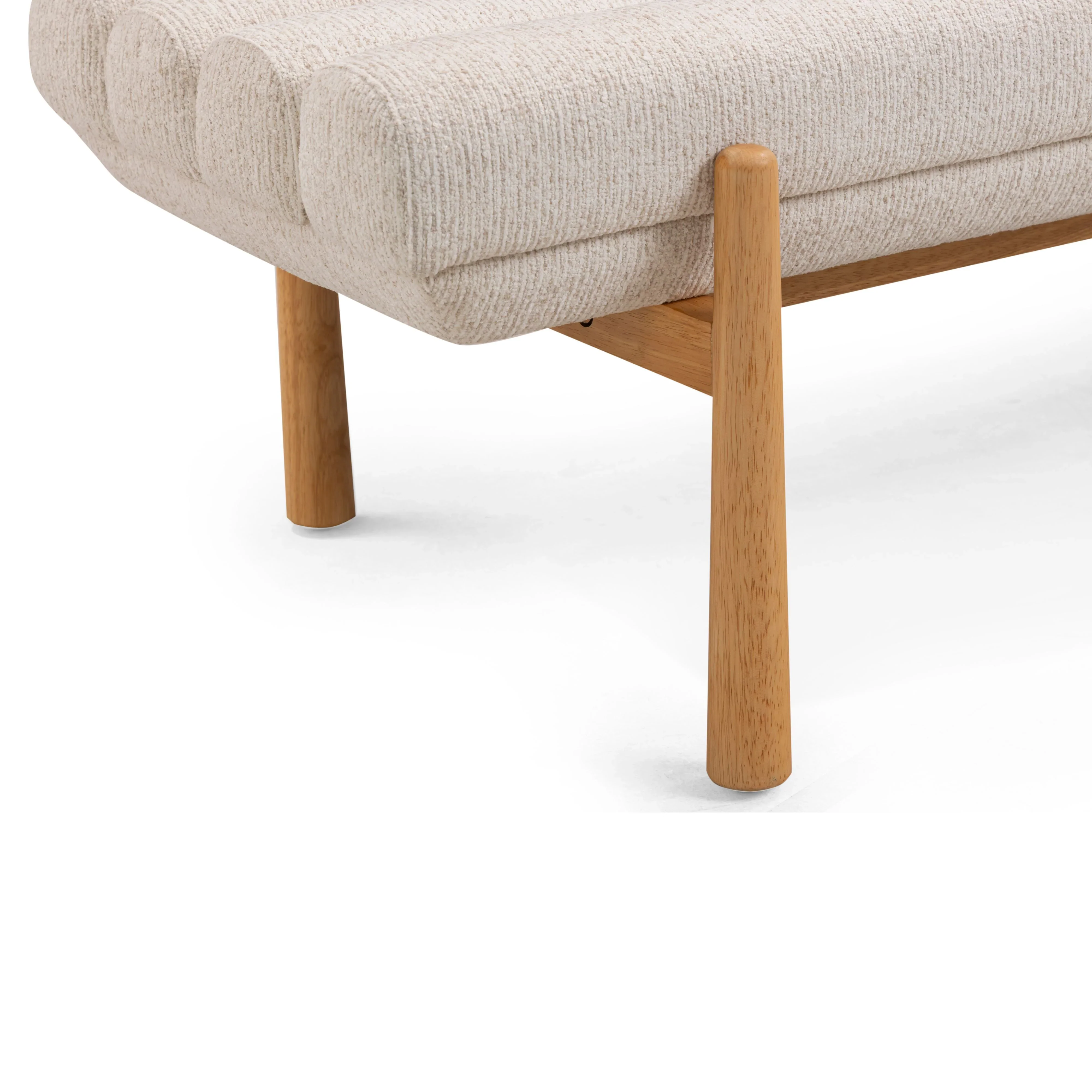 Julianna 56" Textured Performance Fabric Bench - Image 15