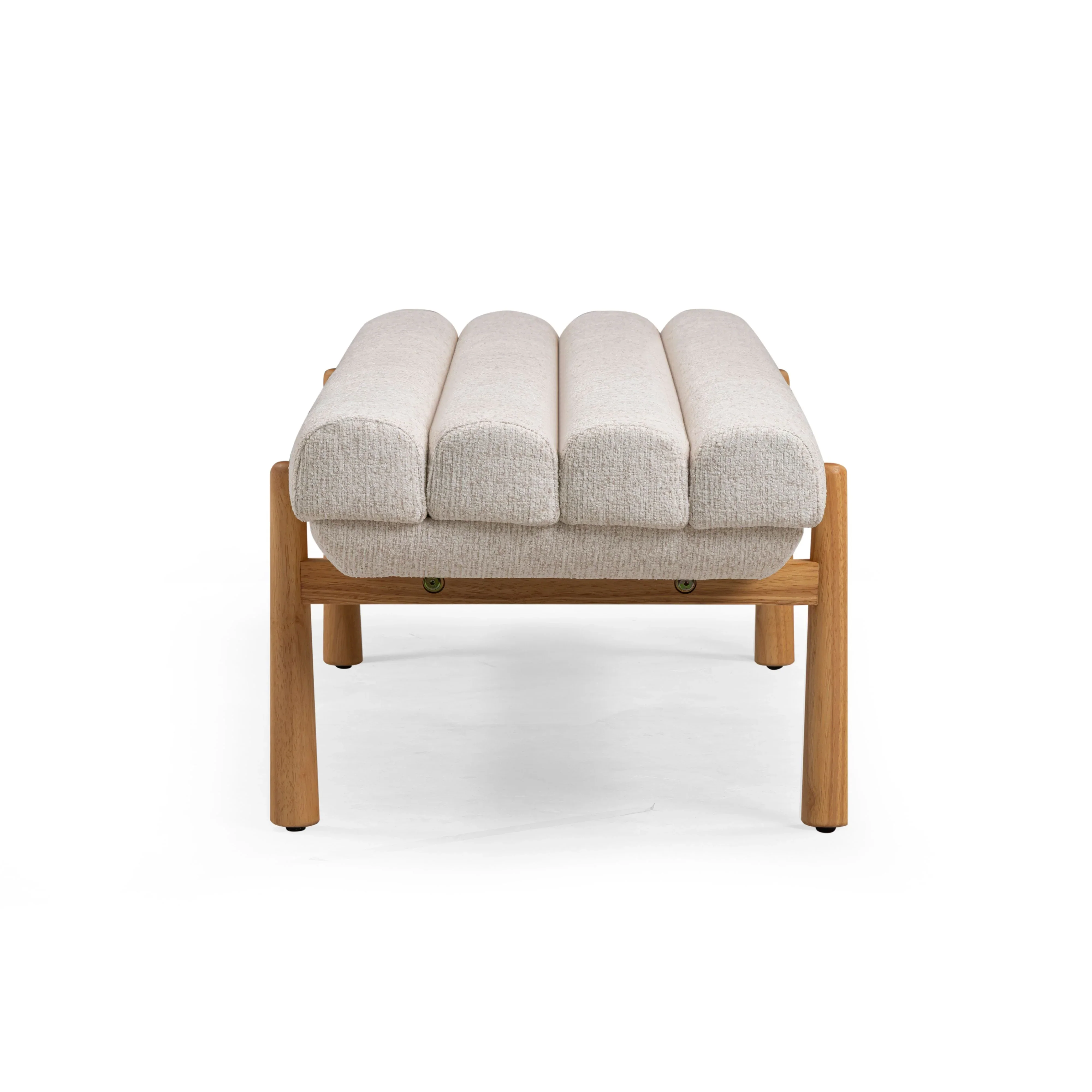 Julianna 56" Textured Performance Fabric Bench - Image 16