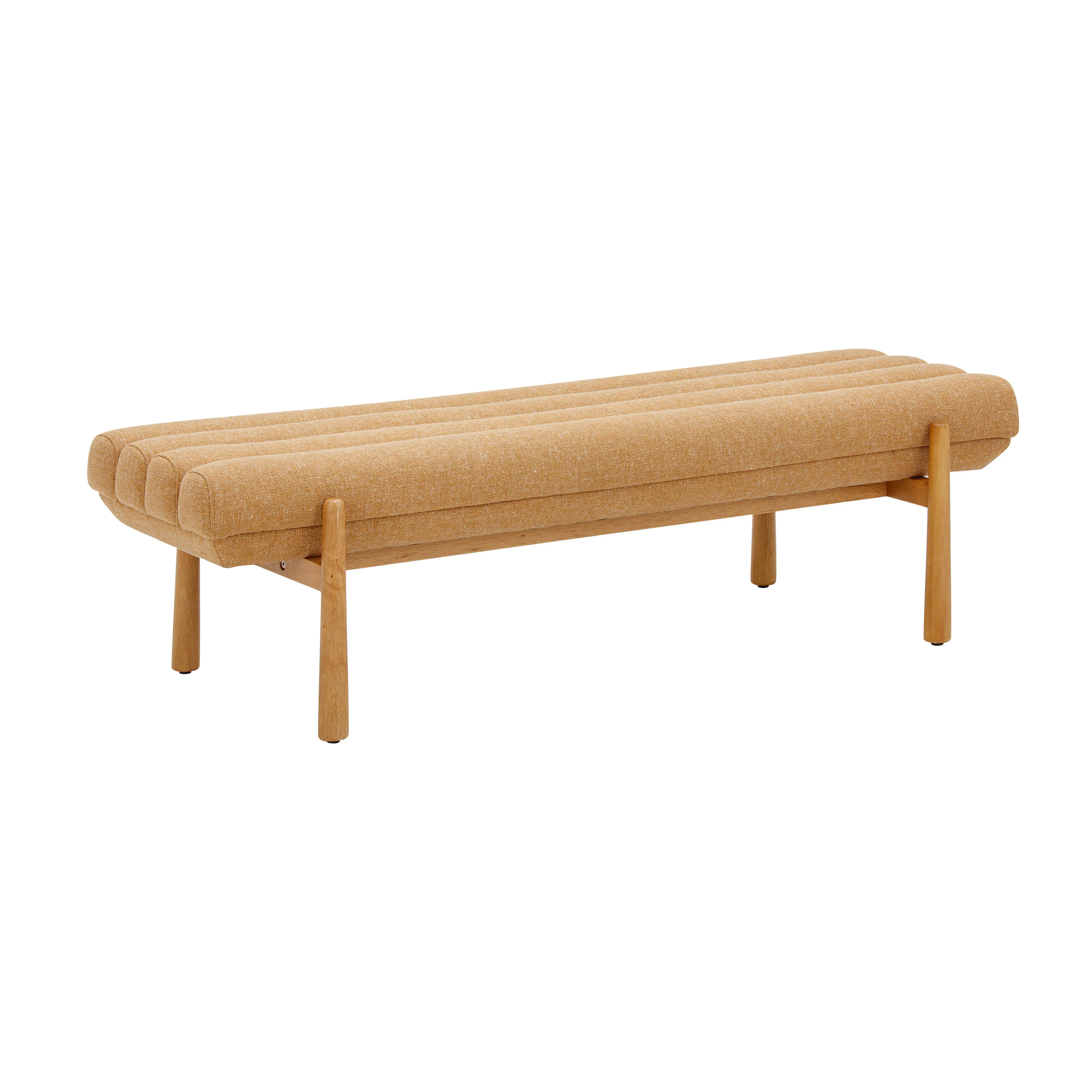 Julianna 56" Textured Performance Fabric Bench - Image 3