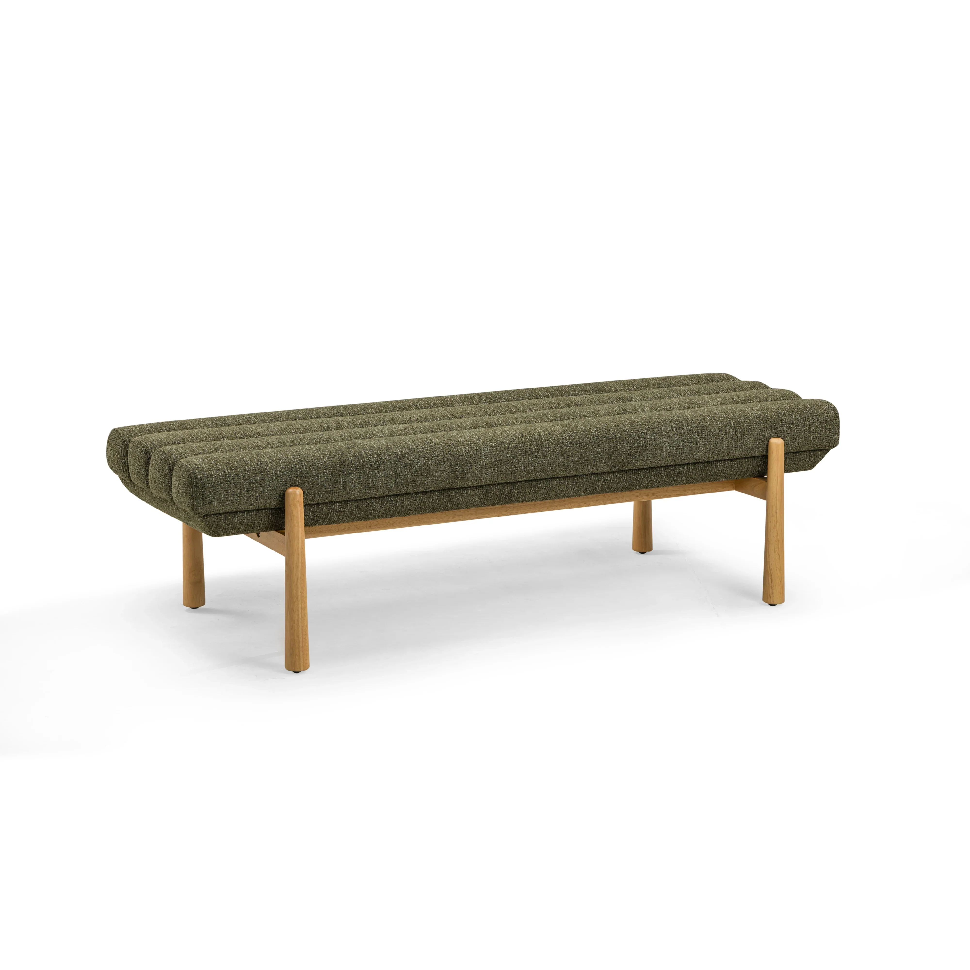 Julianna 56" Textured Performance Fabric Bench - Image 8