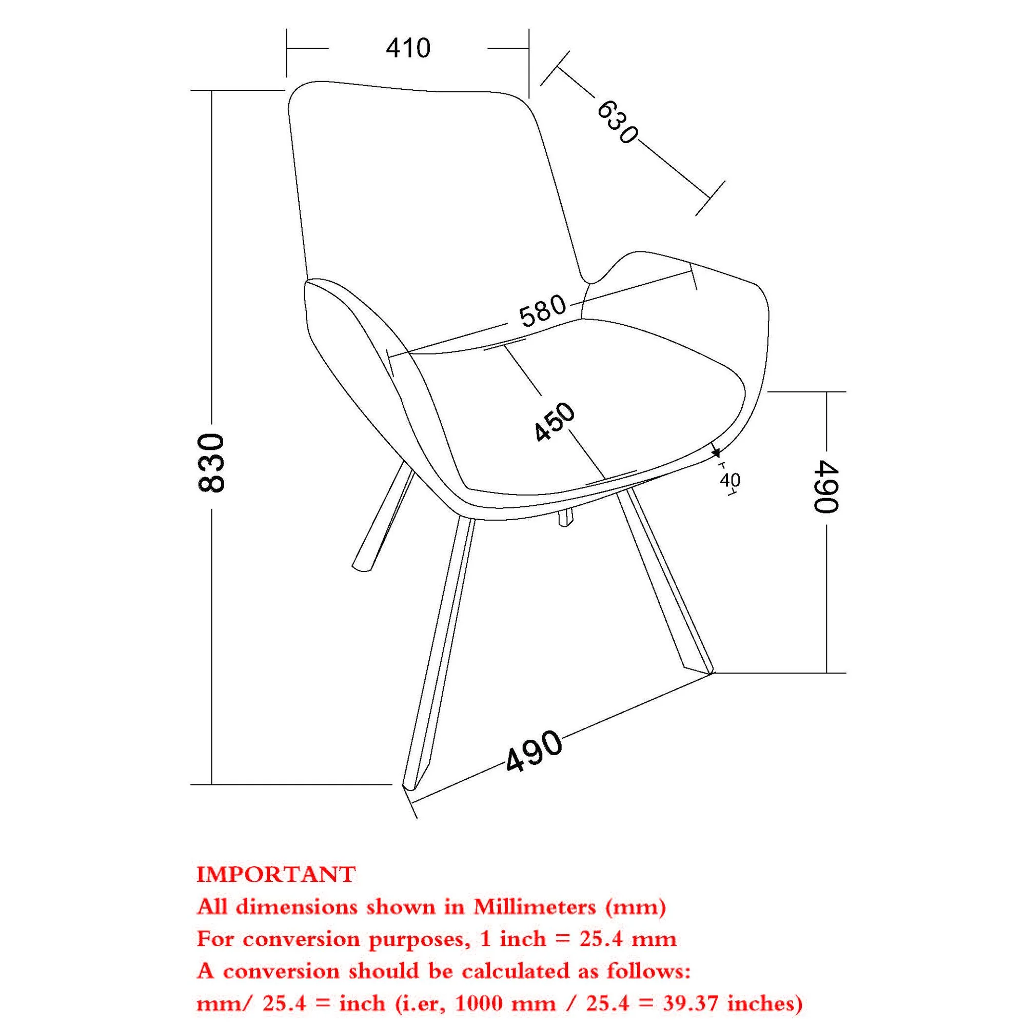 Julius/Signy 7pc Dining Set in White Table with Black Chair - Image 11