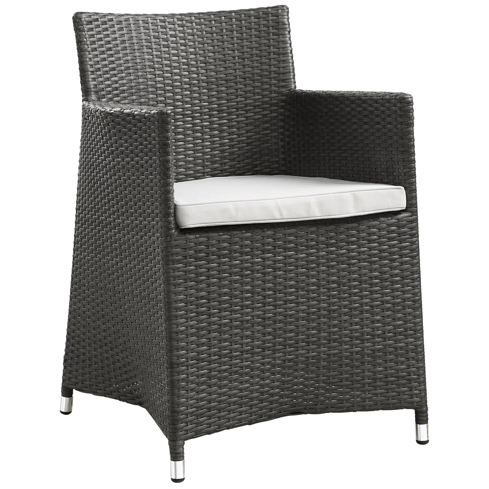 Junction Outdoor Patio Wicker Armchair Set of 2 - Image 2