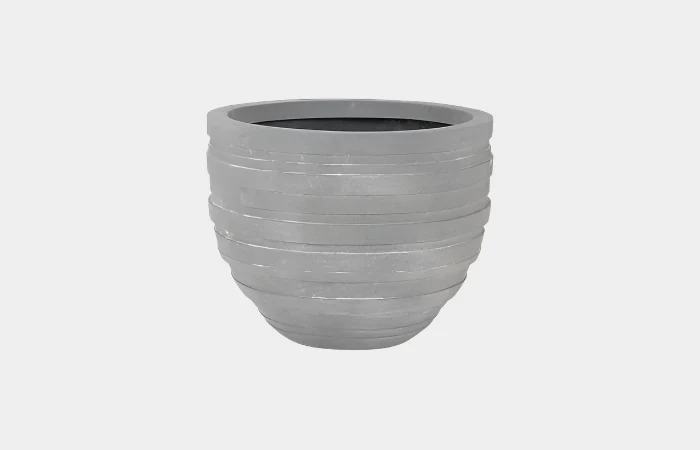 June Planter, Raw Gray, SM
