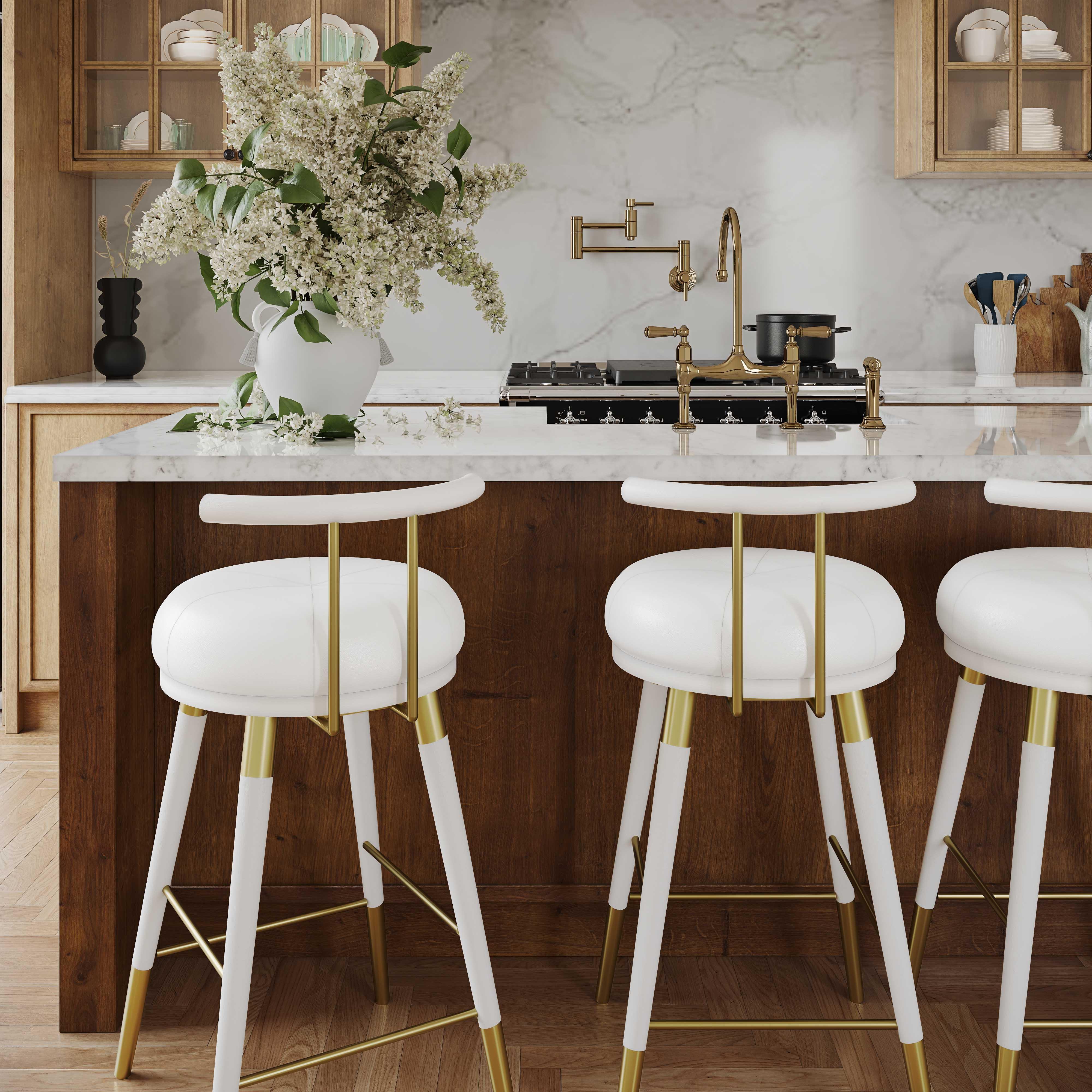 Juniper Performance Vegan Leather Stool - Image 2