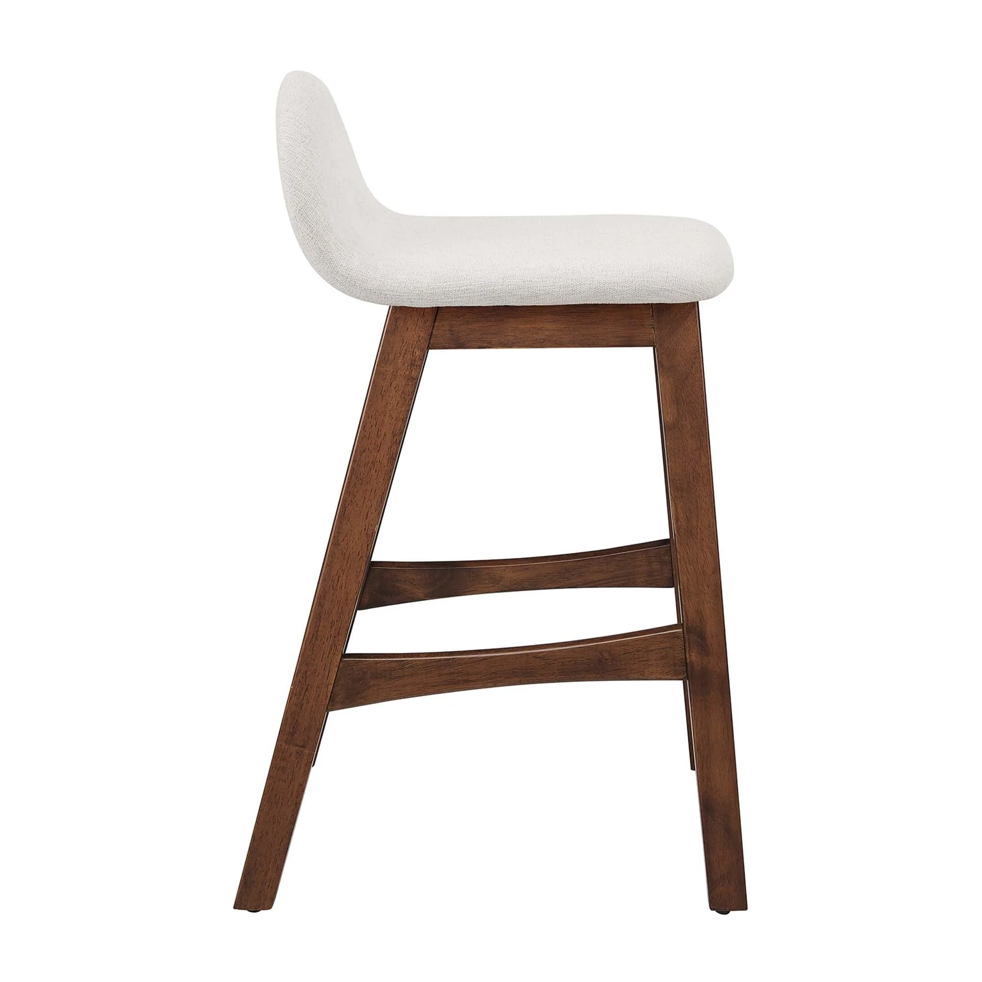 Juno Heathered Fabric Wood Counter Stool - Set of 2 - Image 14