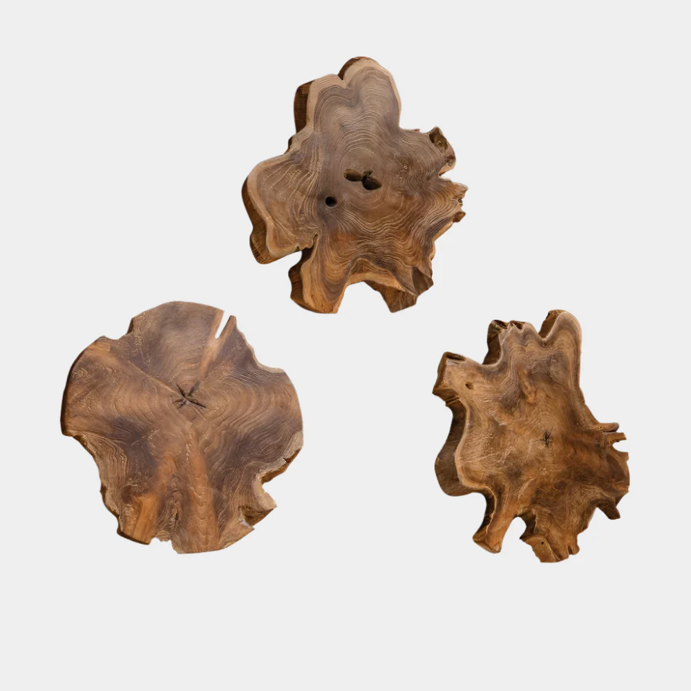Kalani Outdoor Wood Wall Decor, S/3 - Image 4
