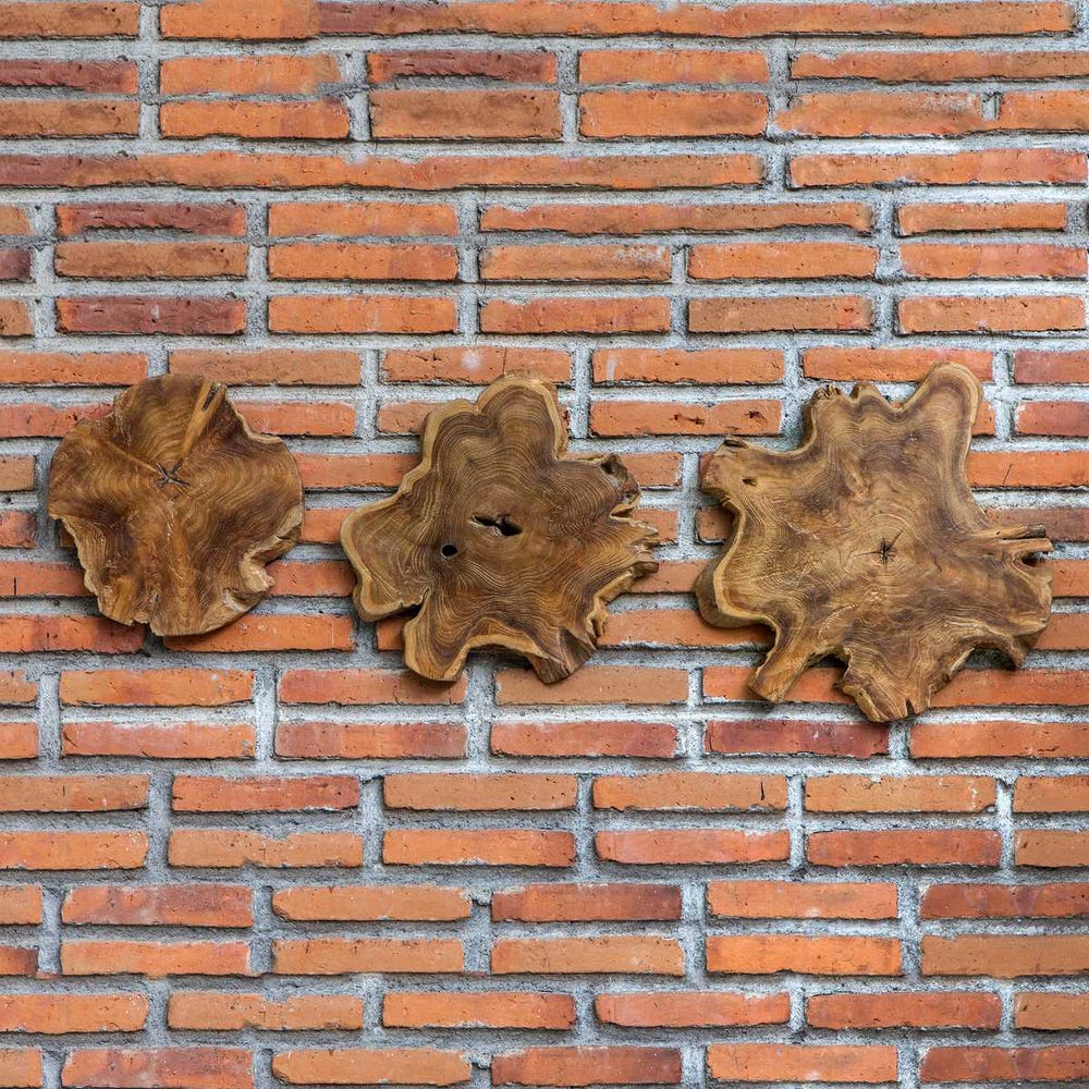 Kalani Outdoor Wood Wall Decor, S/3 - Image 8