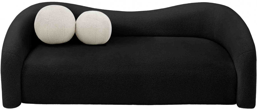 Kali Faux Shearling Teddy Fabric Sofa - Image 20