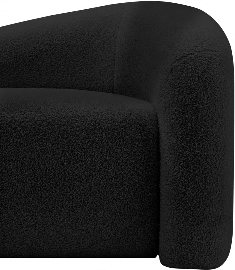 Kali Faux Shearling Teddy Fabric Sofa - Image 24