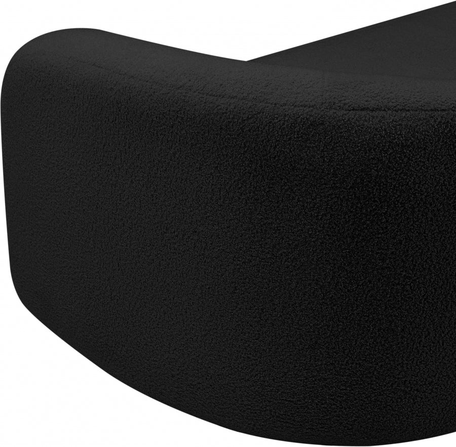 Kali Faux Shearling Teddy Fabric Sofa - Image 25