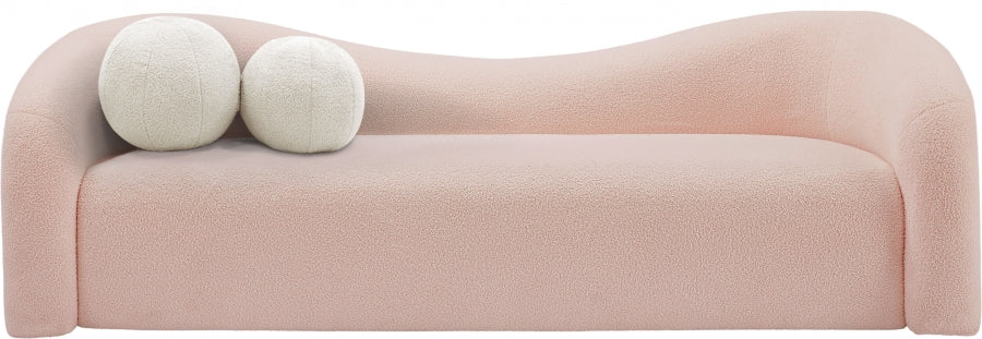 Kali Faux Shearling Teddy Fabric Sofa - Image 48