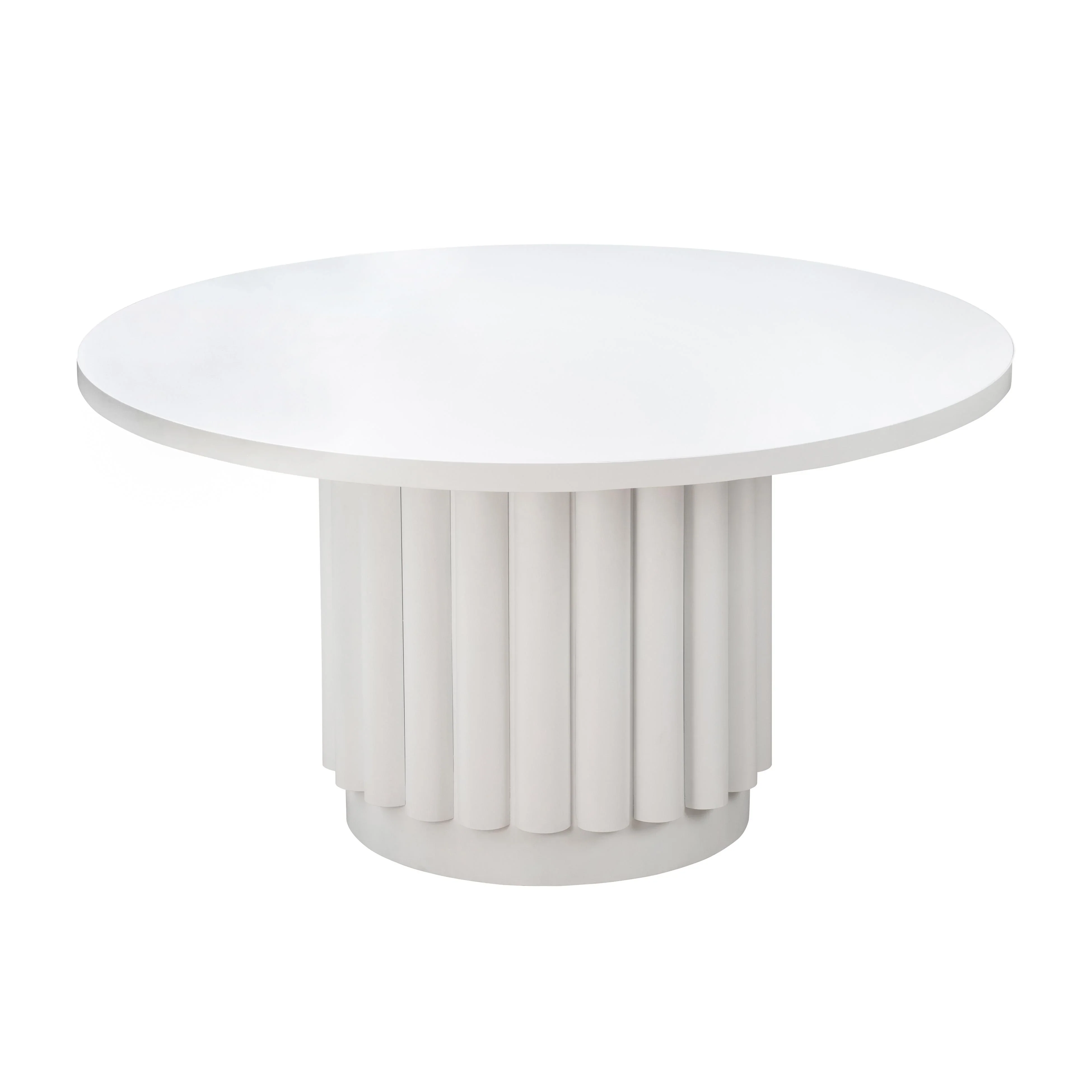 Kali 55" White Round Dining Table - Image 3