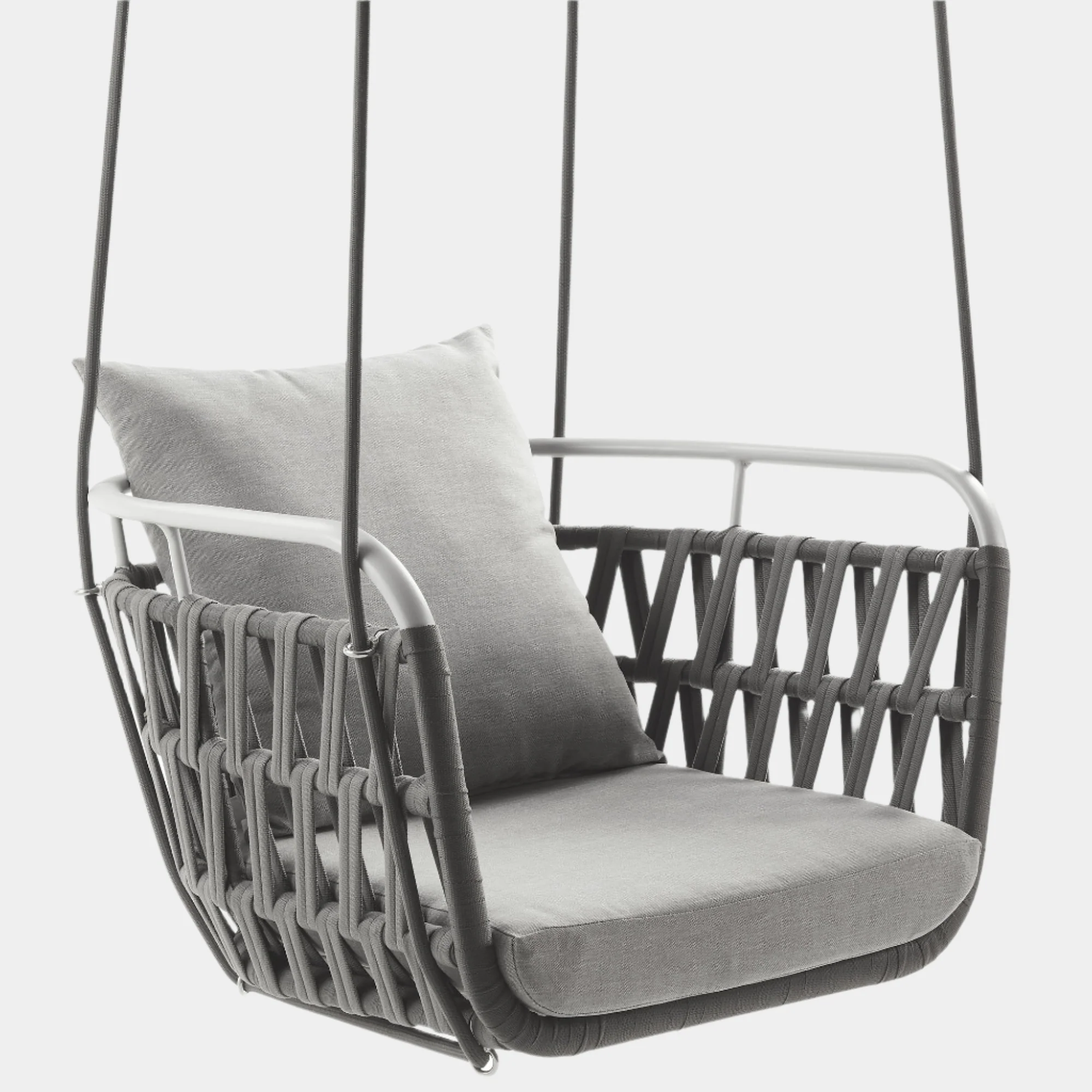 Kaliah Outdoor Patio Aluminum Swing Chair - Image 12