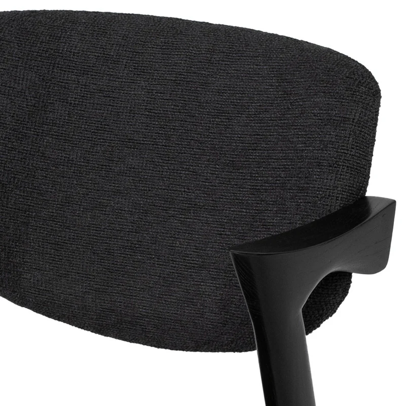 Kalli Boucle Dining Chair (Black Ash Frame) - Image 5