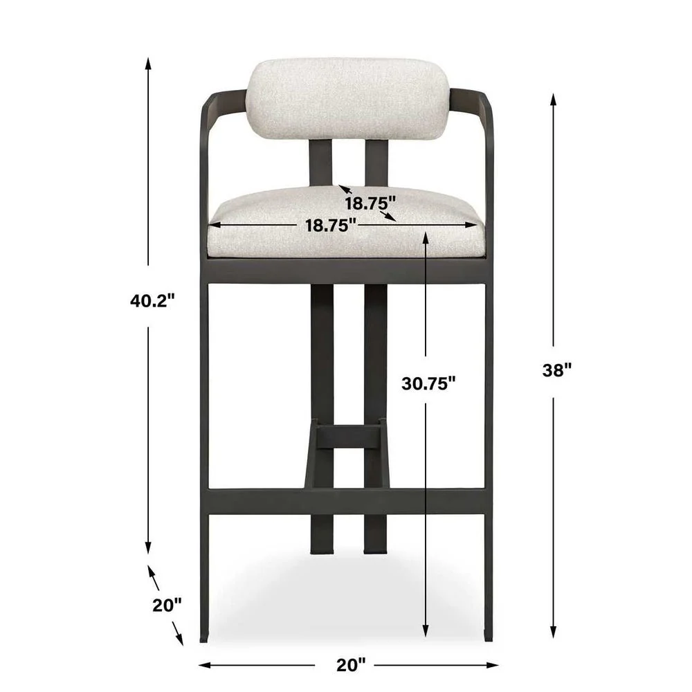 Kalmar Outdoor Bar Stool - Image 9