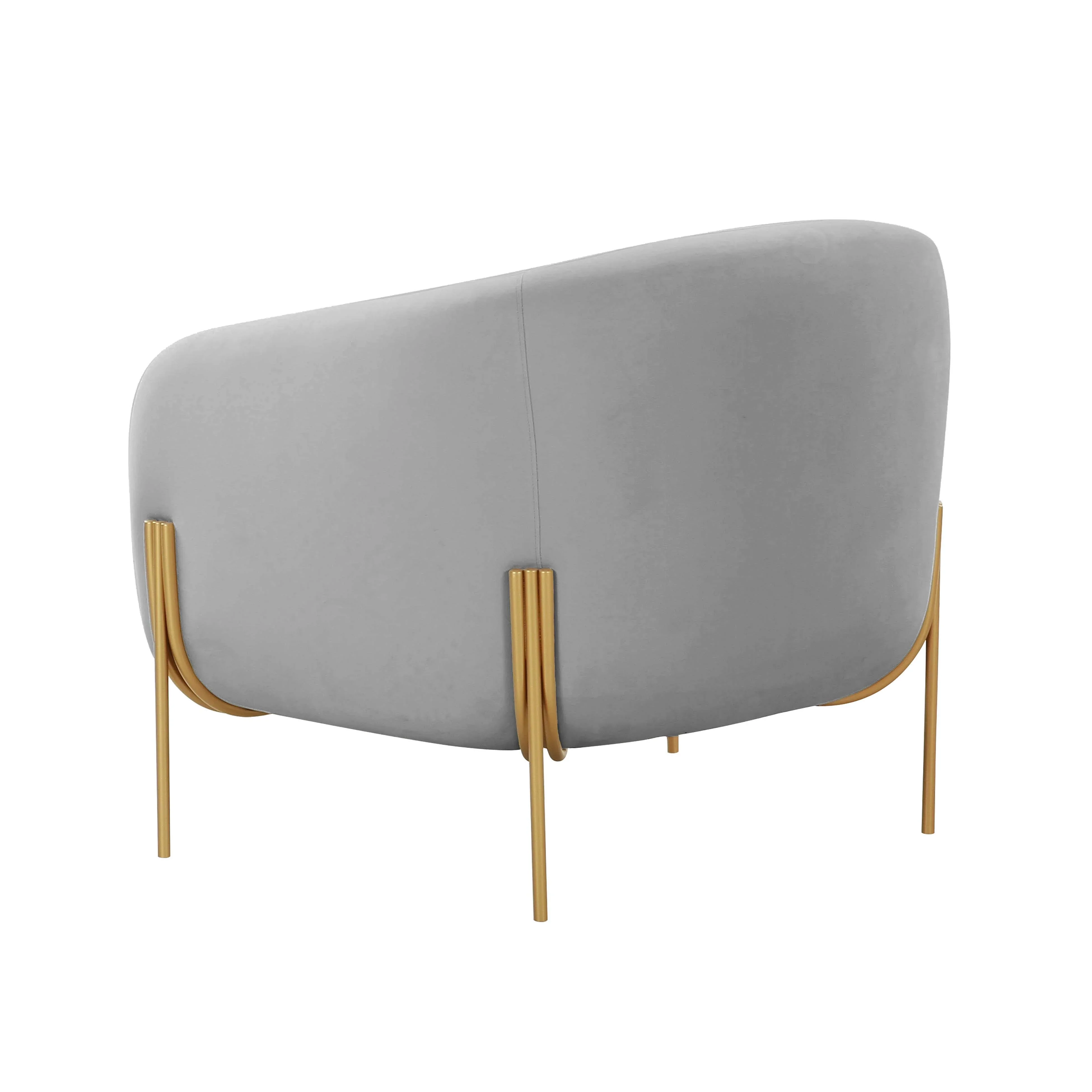 Kandra Performance Velvet Accent Chair - Image 10