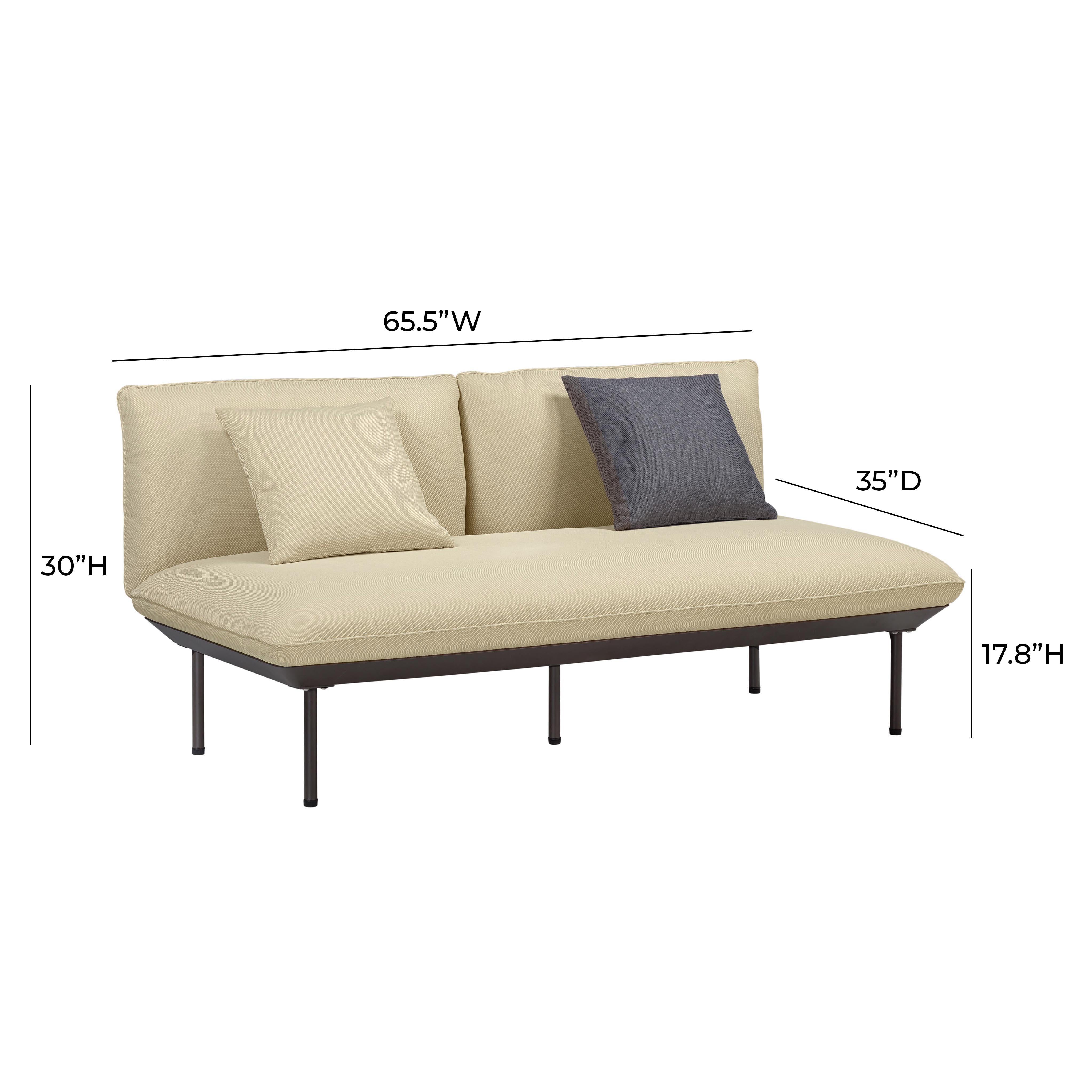 Katti 65.5" Outdoor Loveseat - Image 6