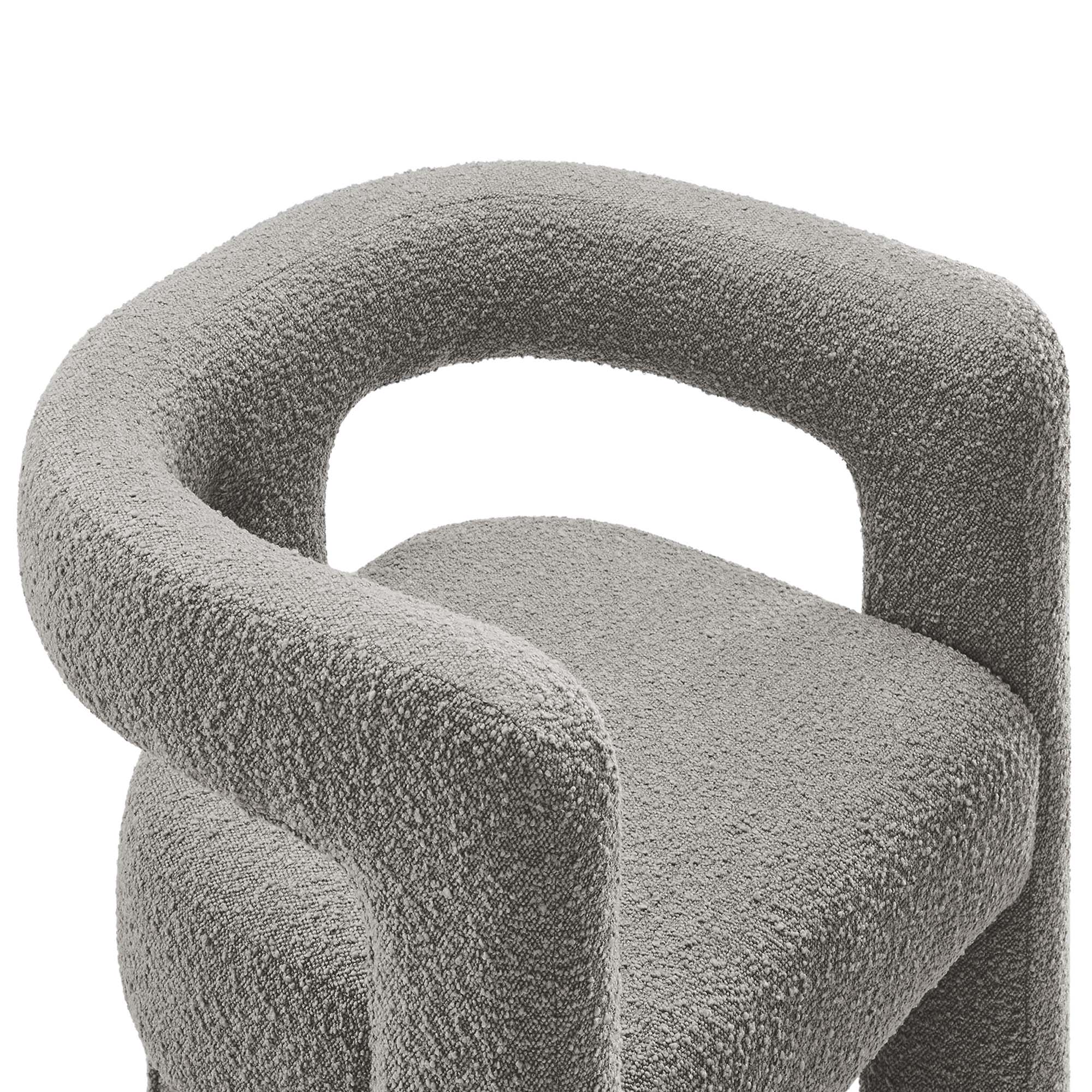 Kayla Boucle Upholstered Armchair - Image 6