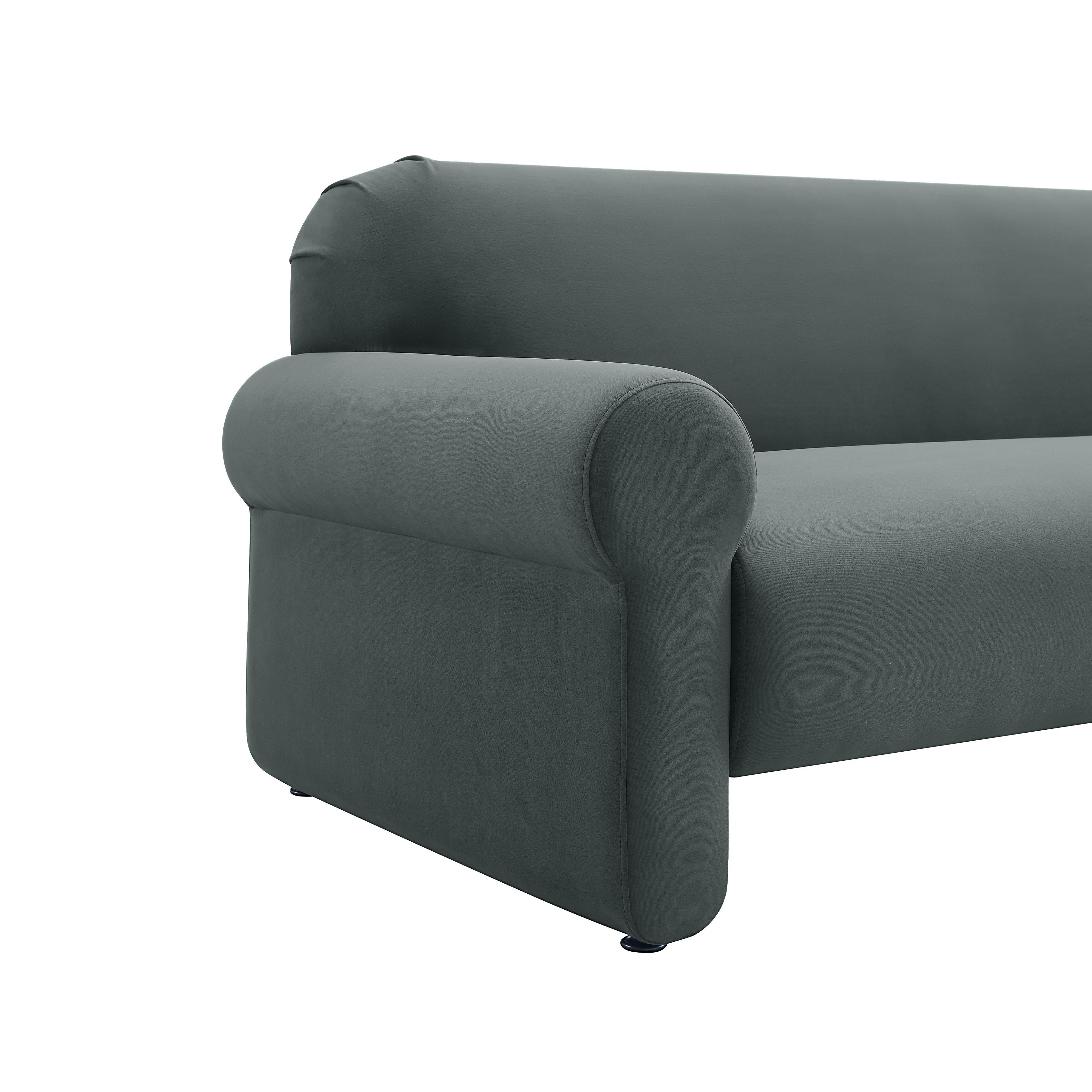 Keelee 84" Performance Velvet Sofa - Image 5