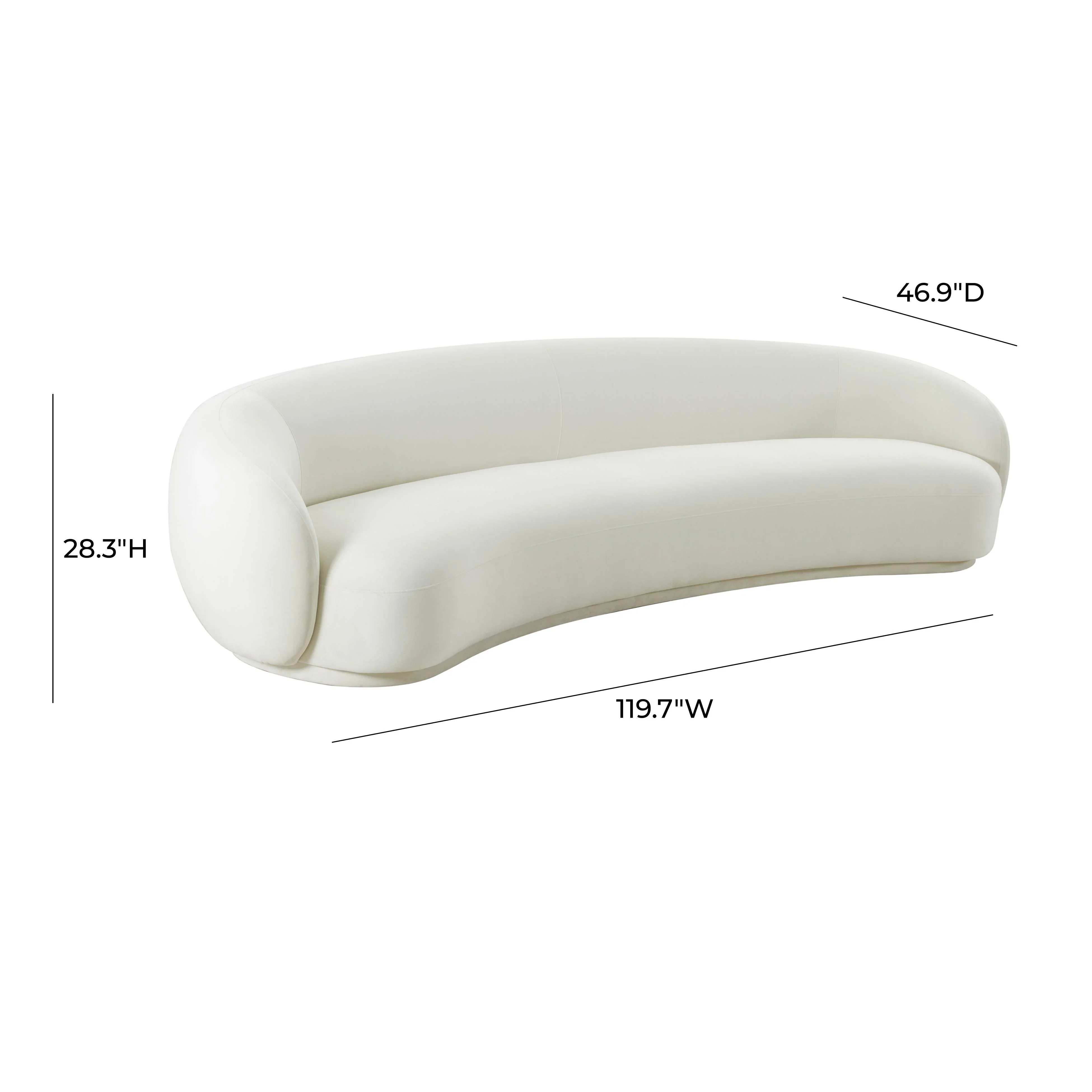 Kendall 120" Performance Velvet Sofa - Image 6